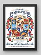 Cuadro Personalizado – Escudo de la Familia Peluda Heráldica de Mascota en Fiestas Patrias - Miniatura 1