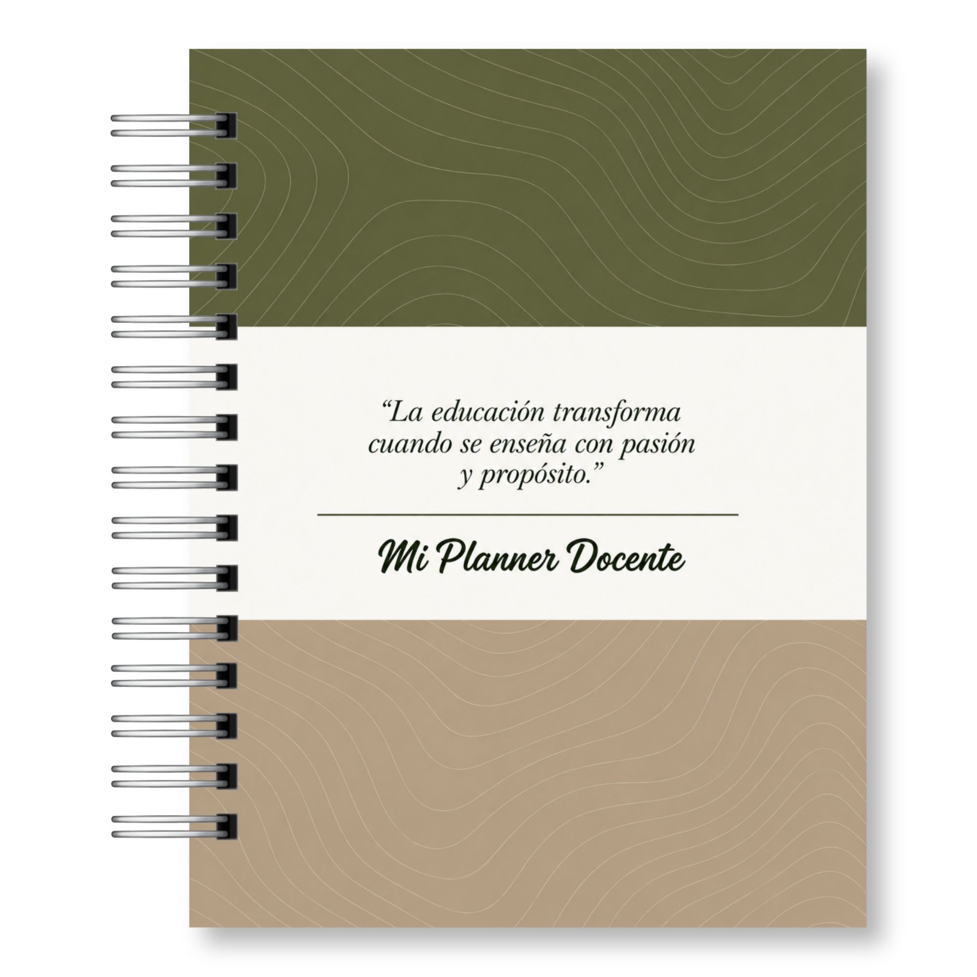 Planner Docente 2027 – Organizador Pedagógico Formal Hombre 20