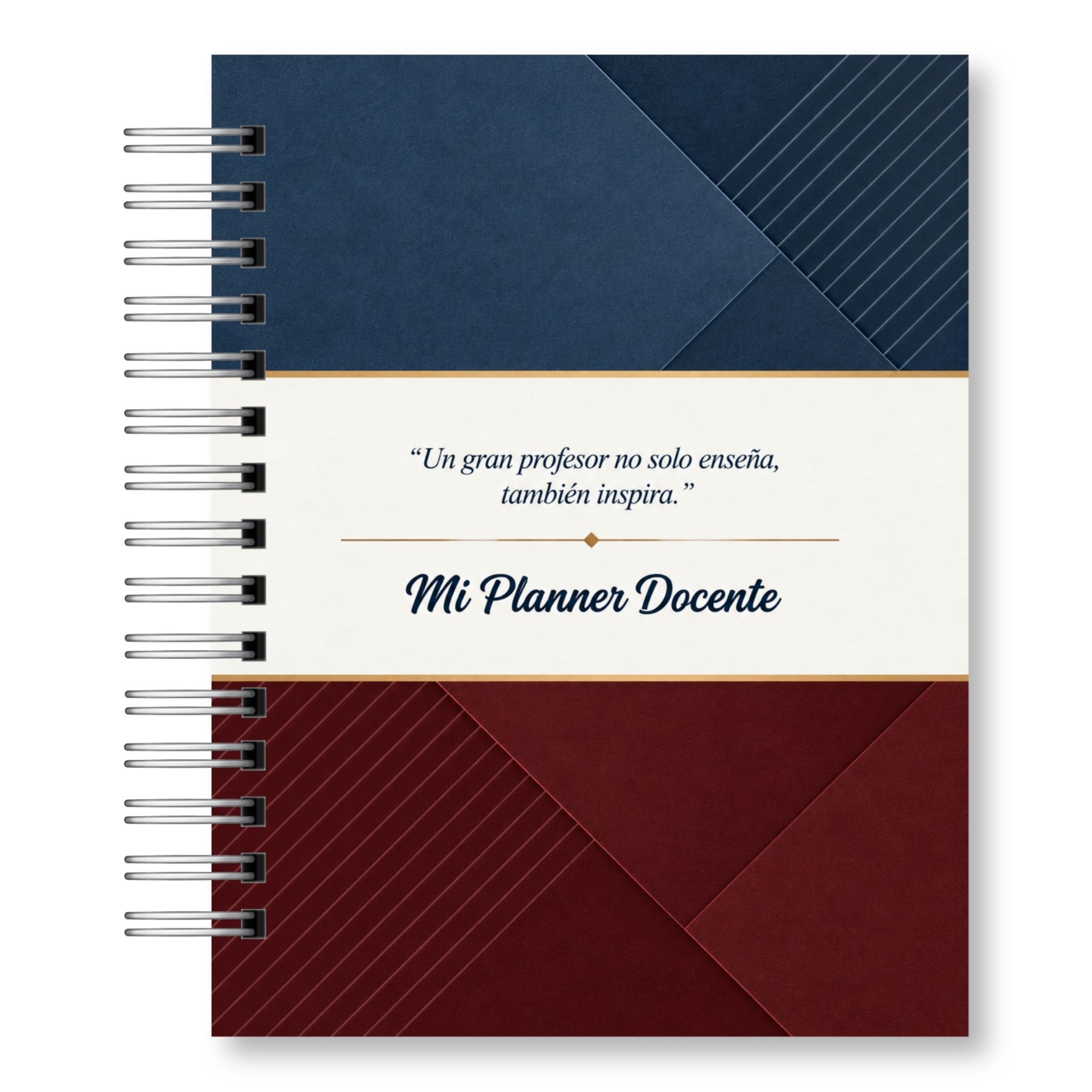 Planner Docente 2027 – Organizador Pedagógico Formal Hombre 23