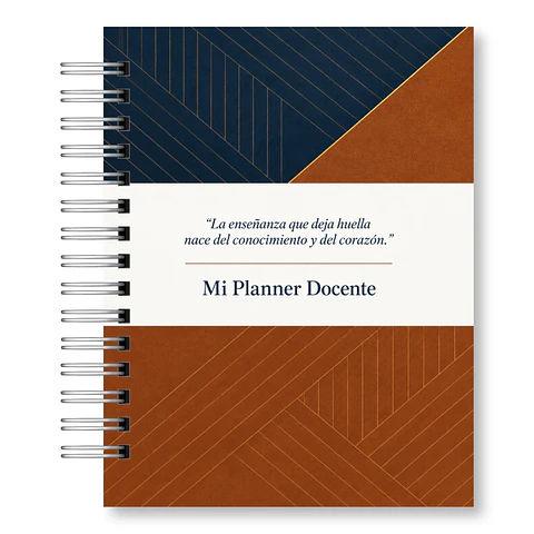 Planner Docente 2027 – Organizador Pedagógico Formal Hombre