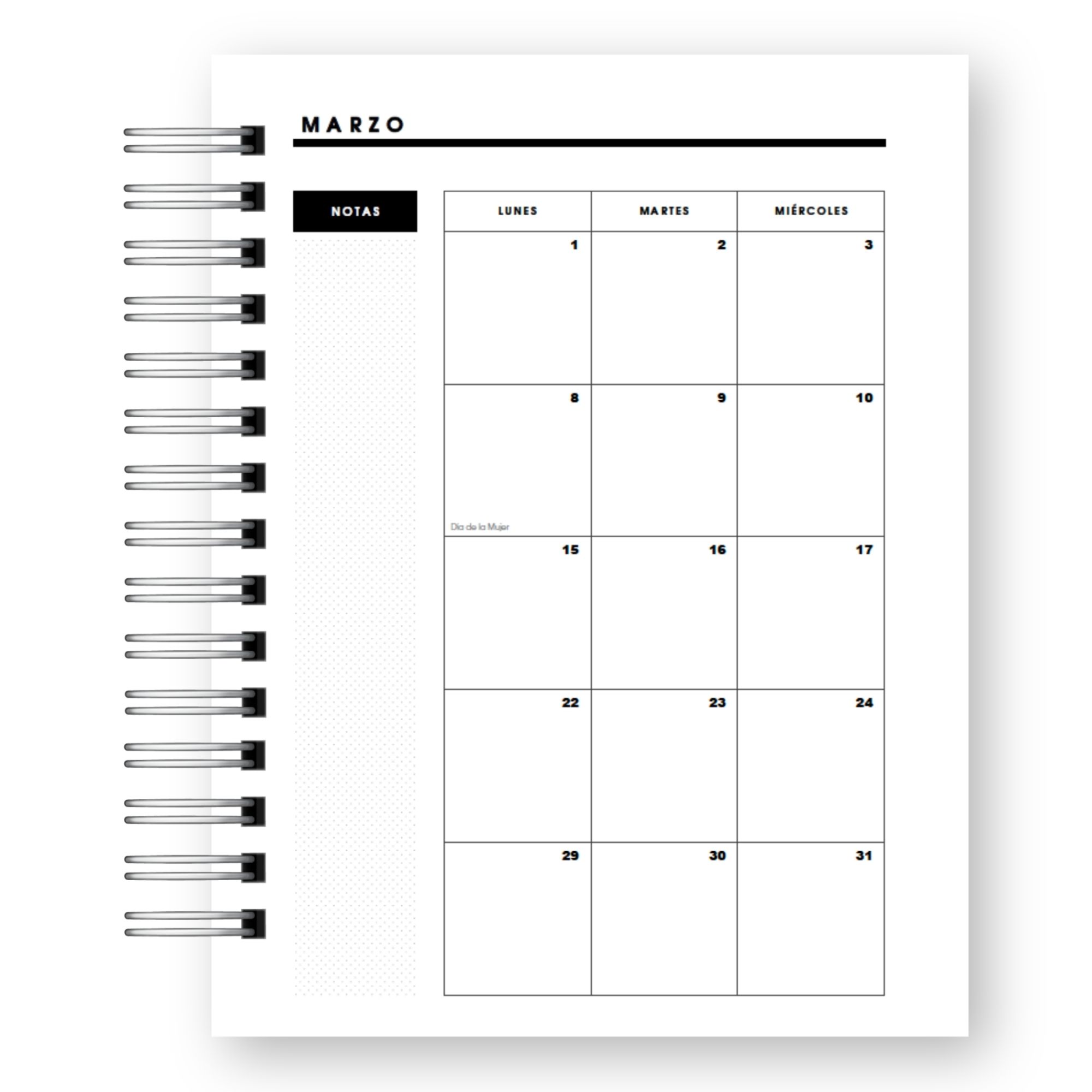 Planner Docente 2027 – Organizador Pedagógico Formal Hombre 14