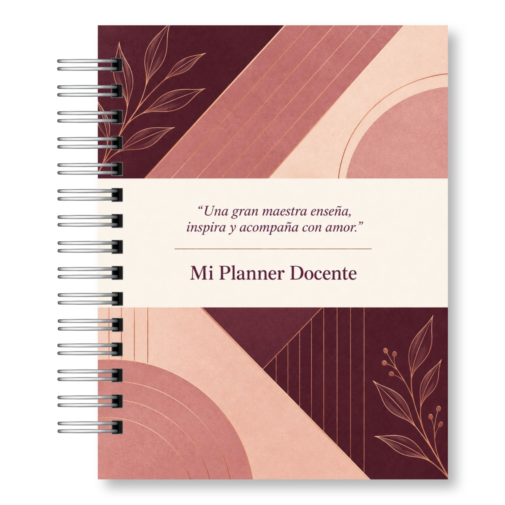 Planner Docente 2027 – Organizador Pedagógico Formal Mujer 1