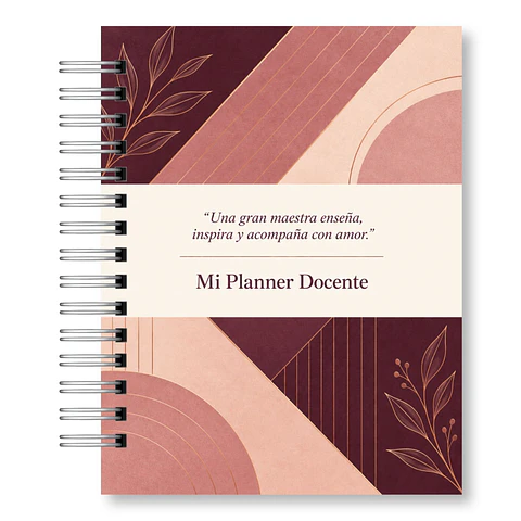 Planner Docente 2027 – Organizador Pedagógico Formal Mujer