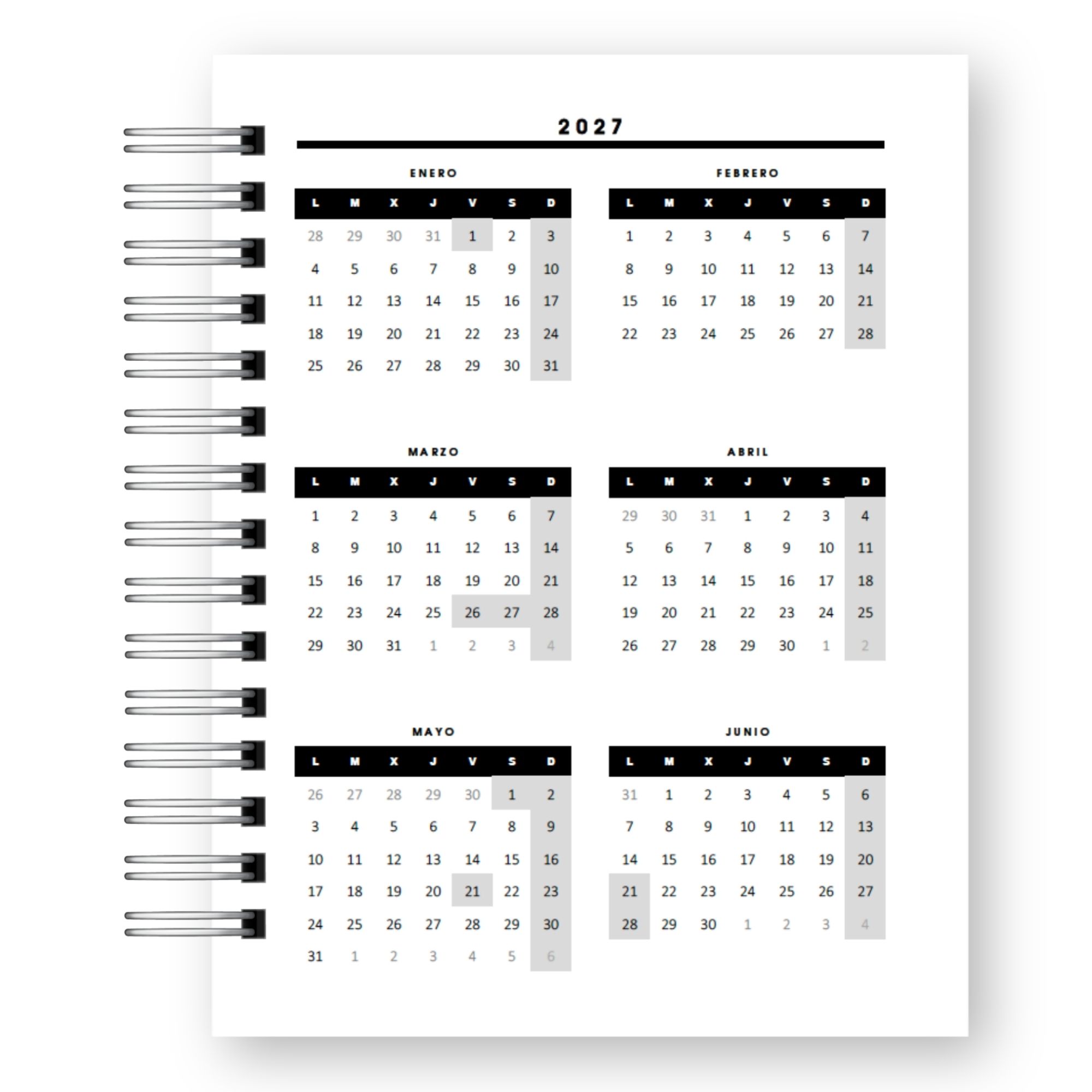 Planner Docente 2027 – Organizador Pedagógico Formal Mujer 4