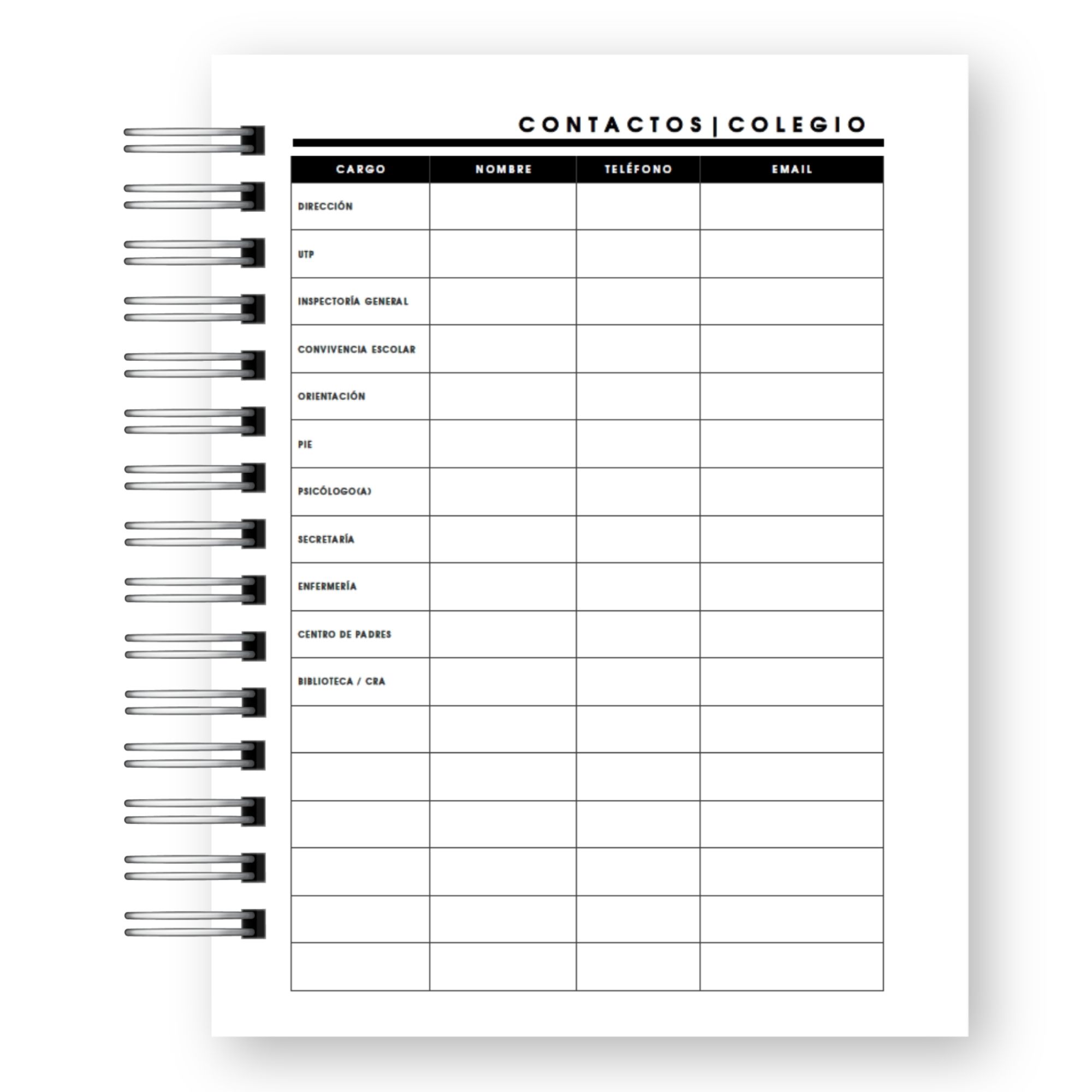 Planner Docente 2027 – Organizador Pedagógico Formal Mujer 8