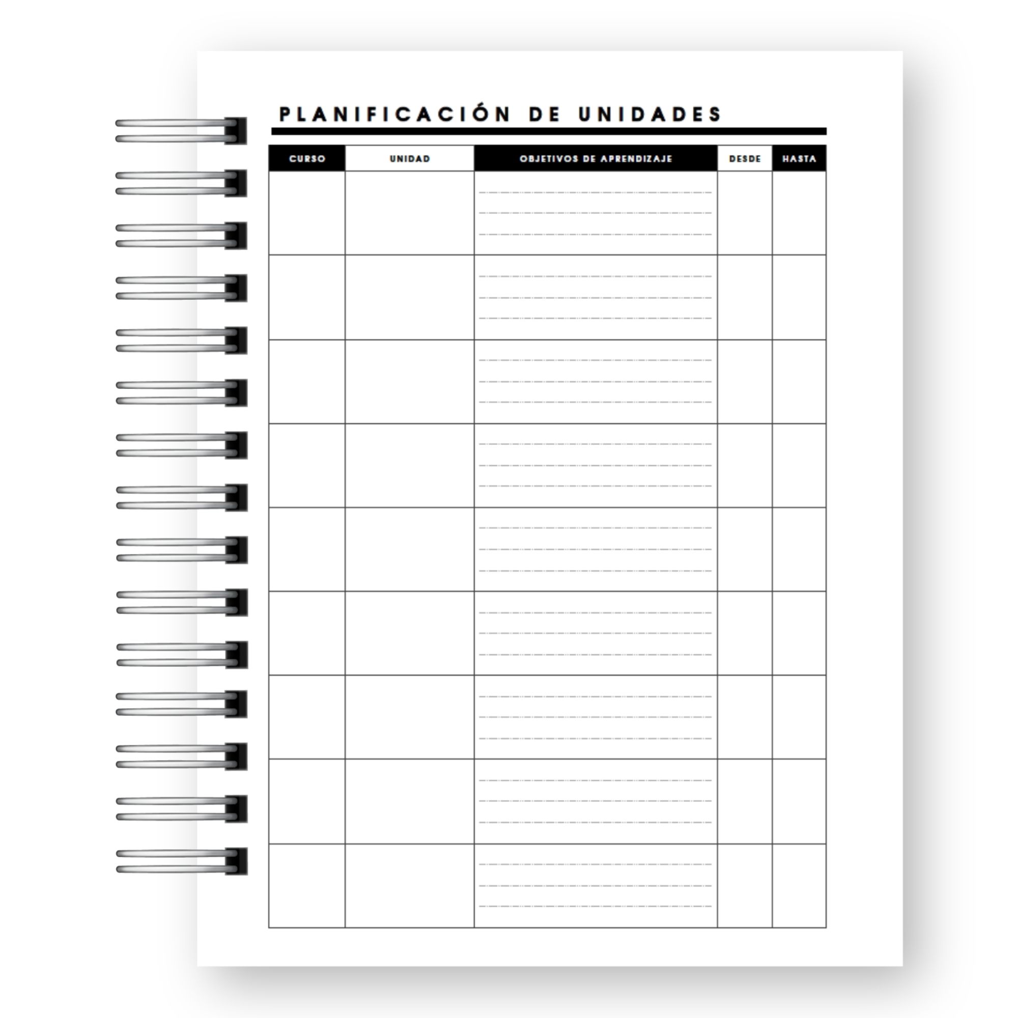 Planner Docente 2027 – Organizador Pedagógico Formal Mujer 9
