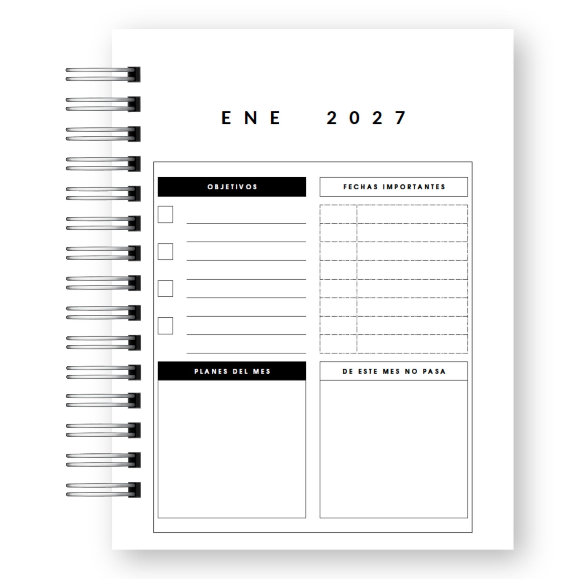 Planner Docente 2027 – Organizador Pedagógico Formal Mujer 10