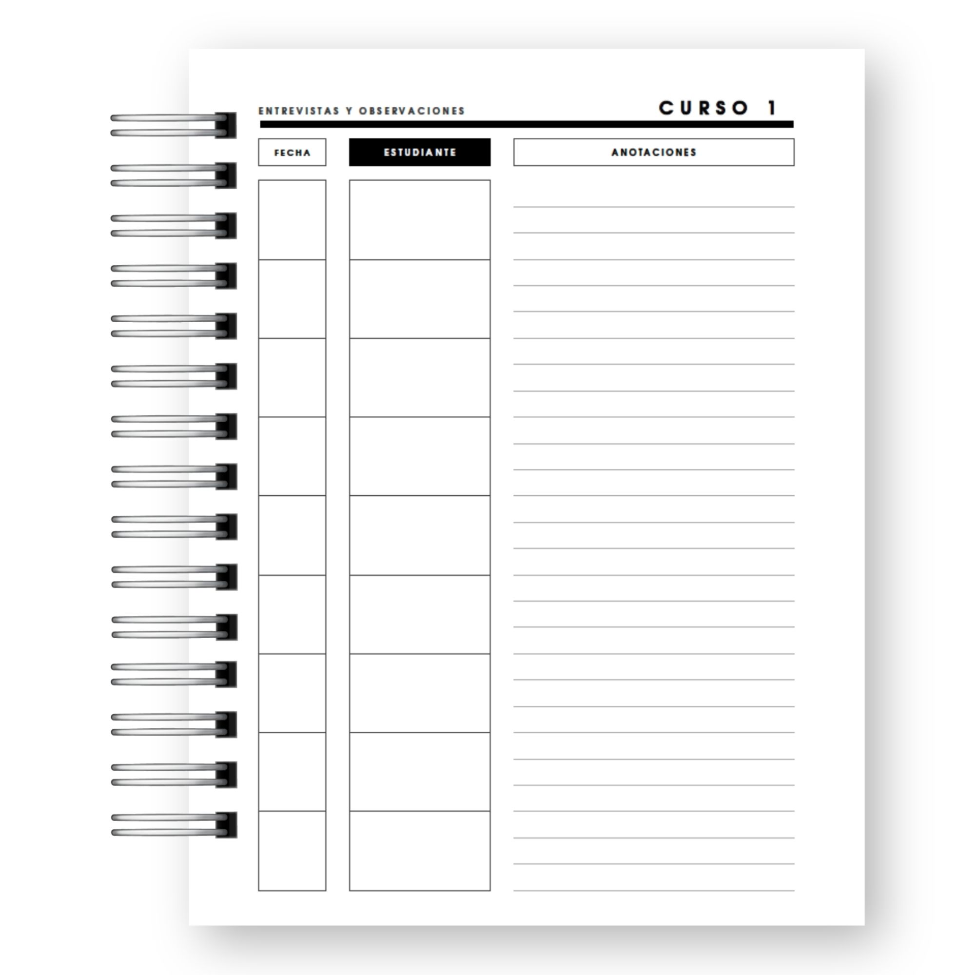 Planner Docente 2027 – Organizador Pedagógico Formal Mujer 18