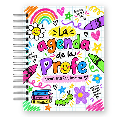 Agenda de la Profesora 2027 – Edición Colores Suaves Ilustrada