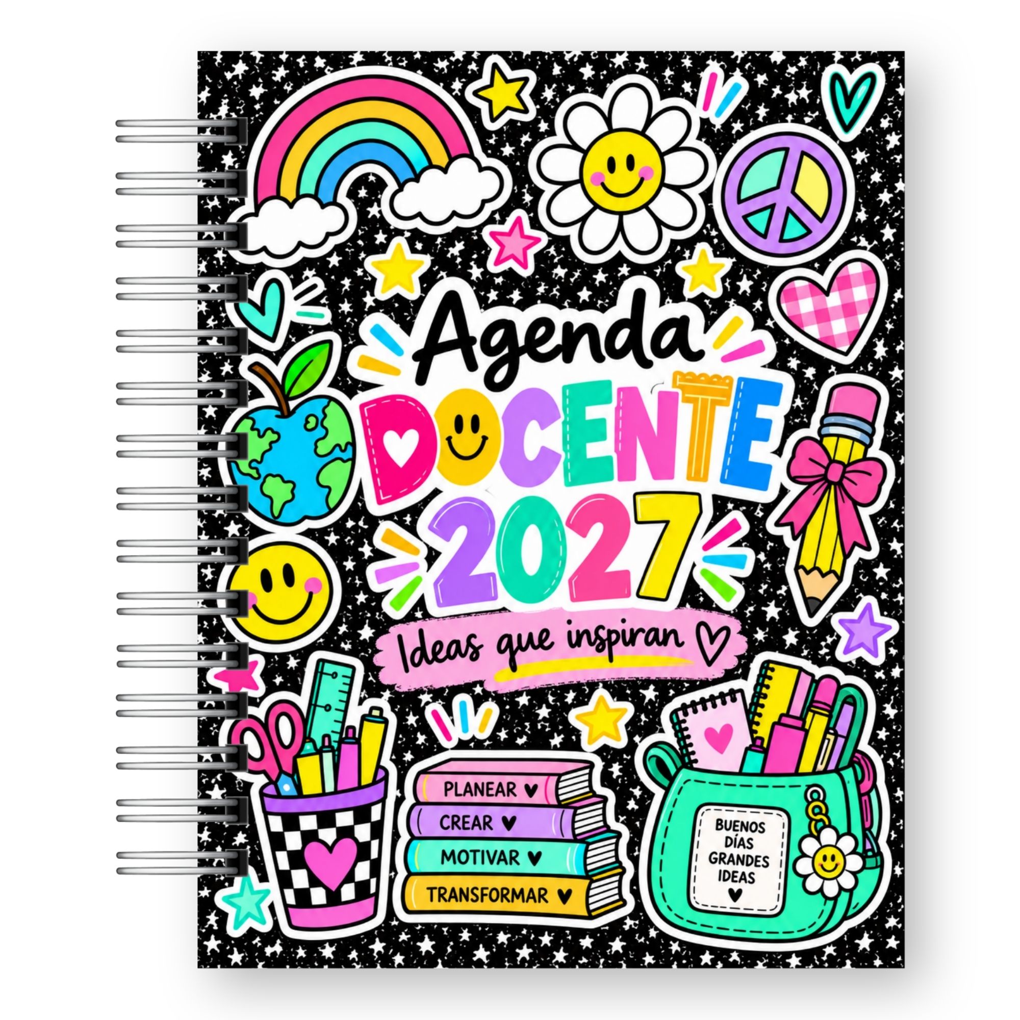 Agenda de la Profesora 2027 – Edición Colores Suaves Ilustrada 15