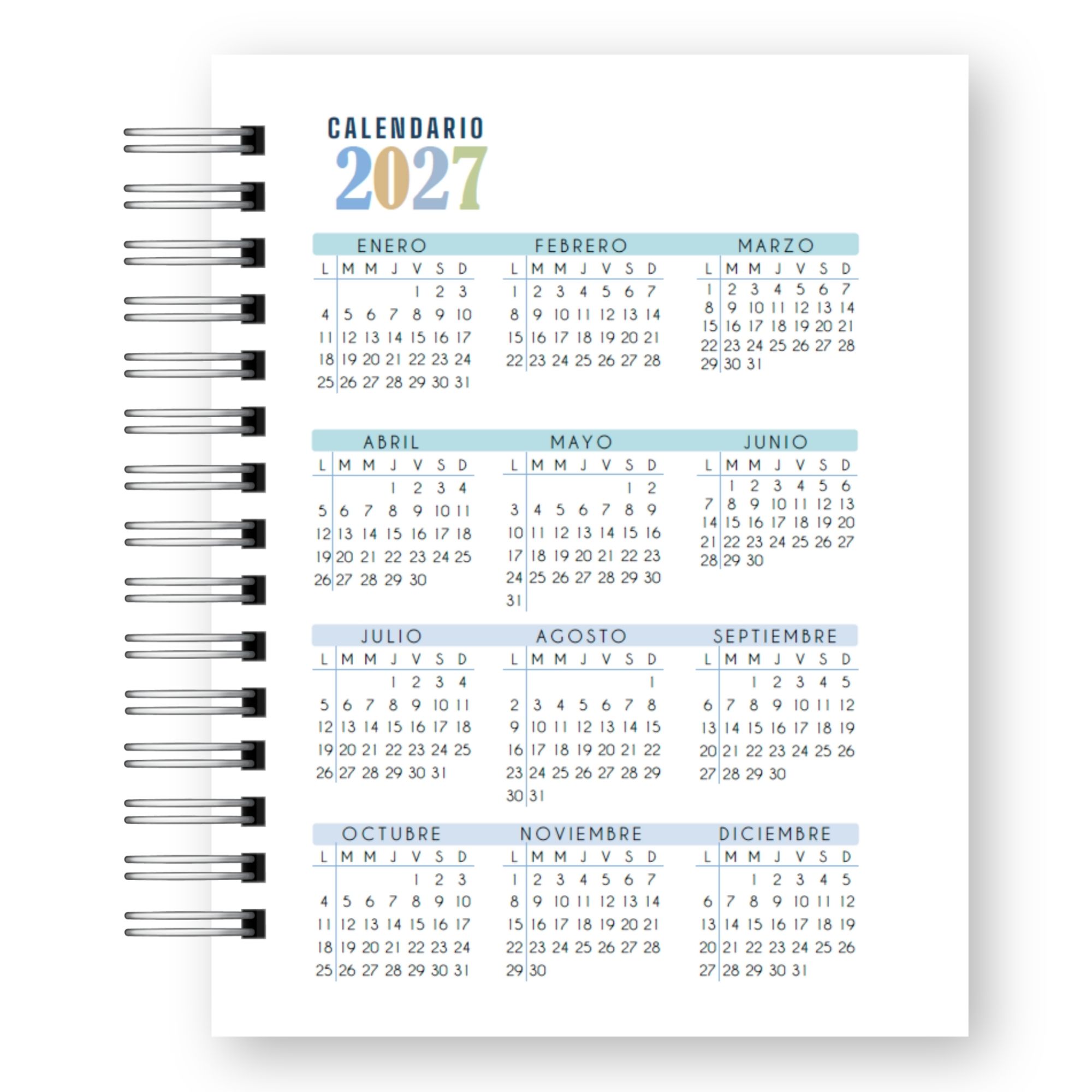 Agenda Docente 2027 – Edición Hombre Ilustrada 3