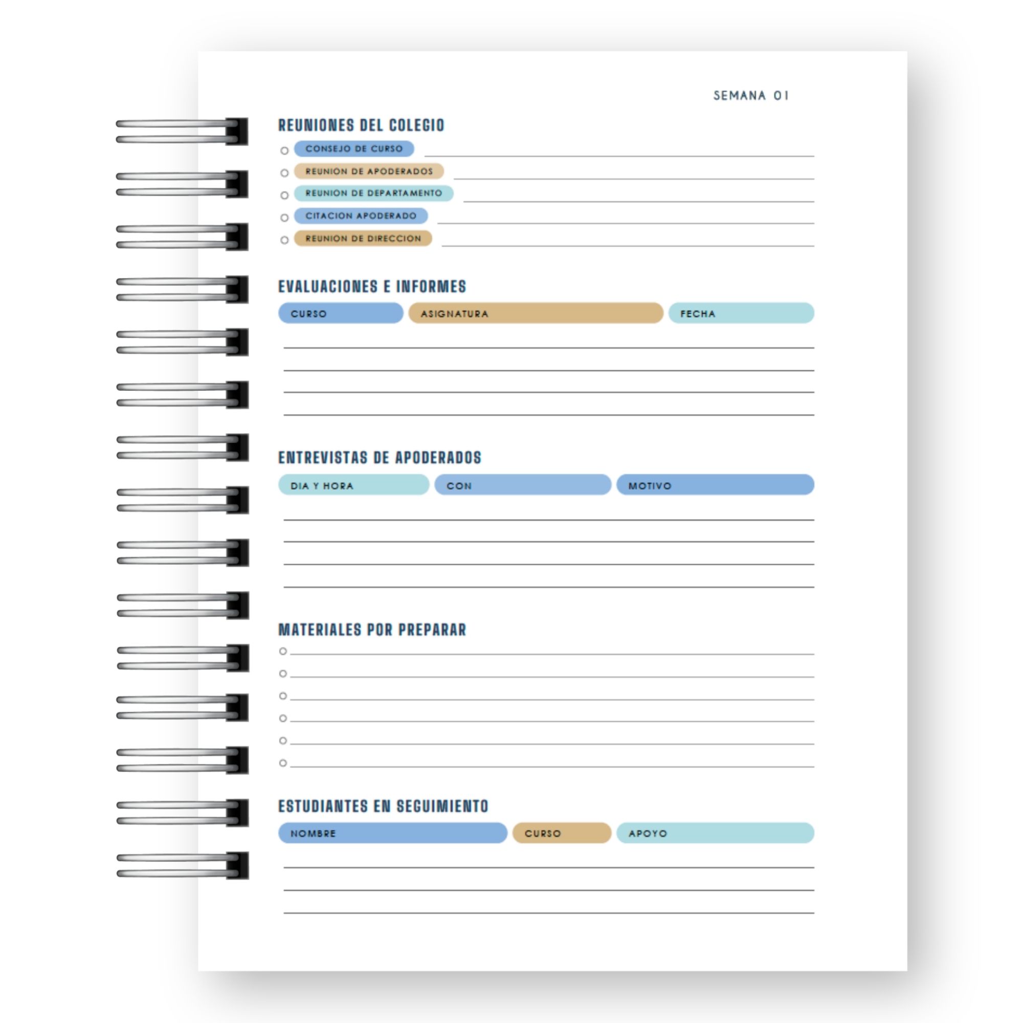 Agenda Docente 2027 – Edición Hombre Ilustrada 11