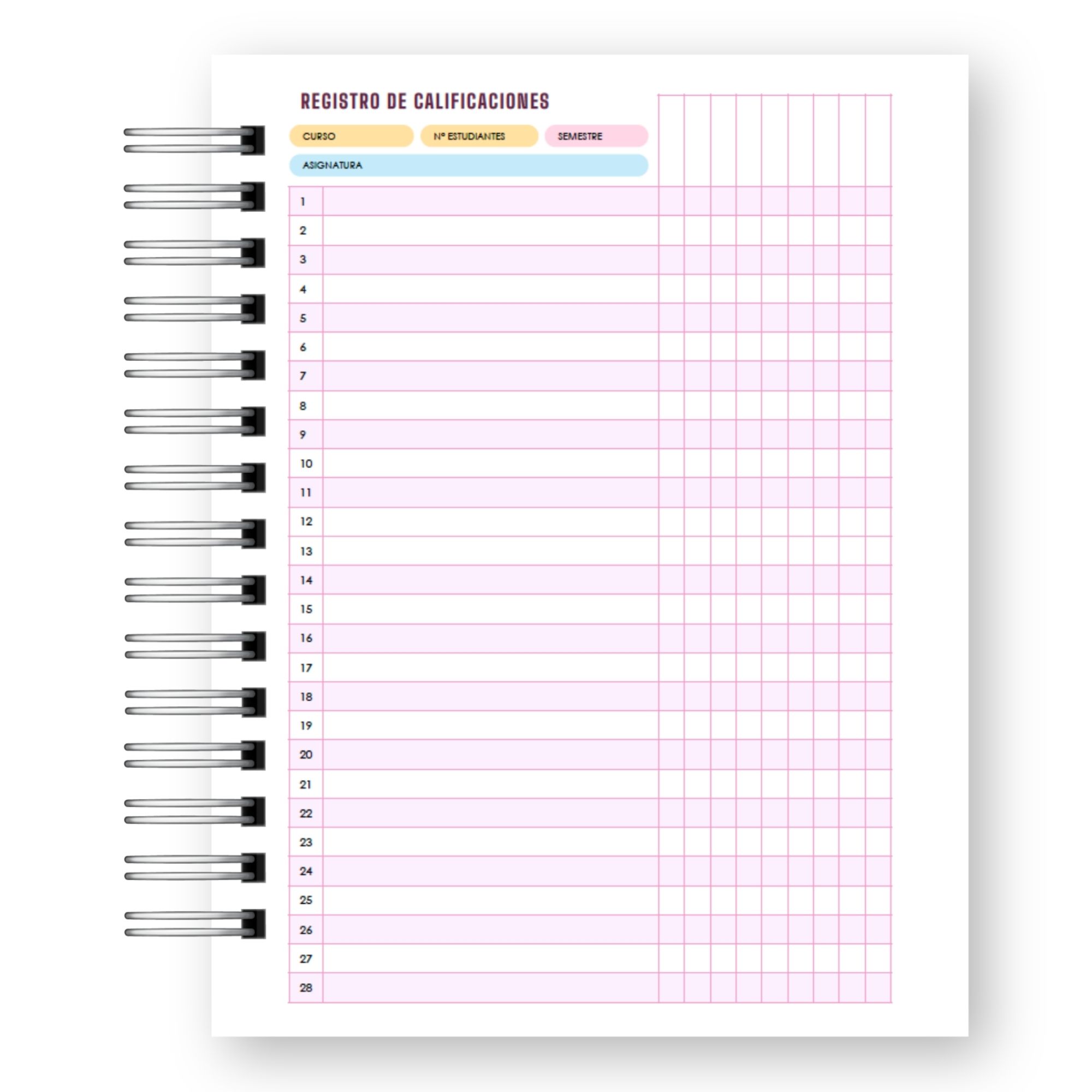 Agenda Docente Semanal 2027 – Edición Ilustrada Soy Profesora 15