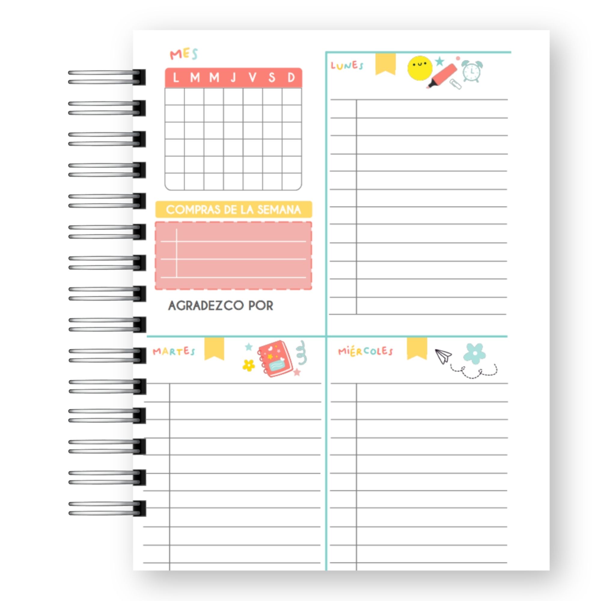 Planner Docente 2027 – Edición Infantil Kawaii  10