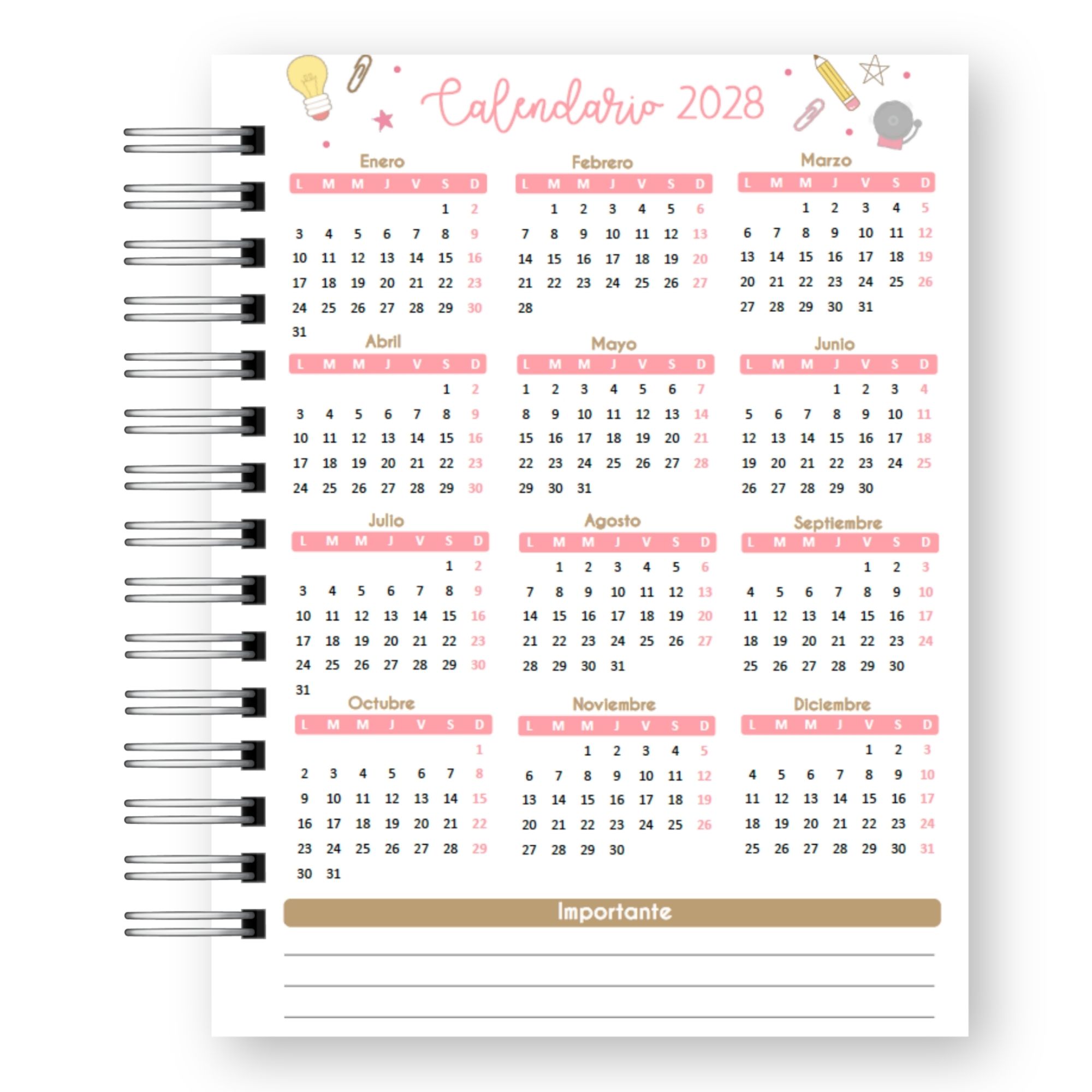 Planner Docente 2027 – Edición Frases Motivadoras Inspiración  3