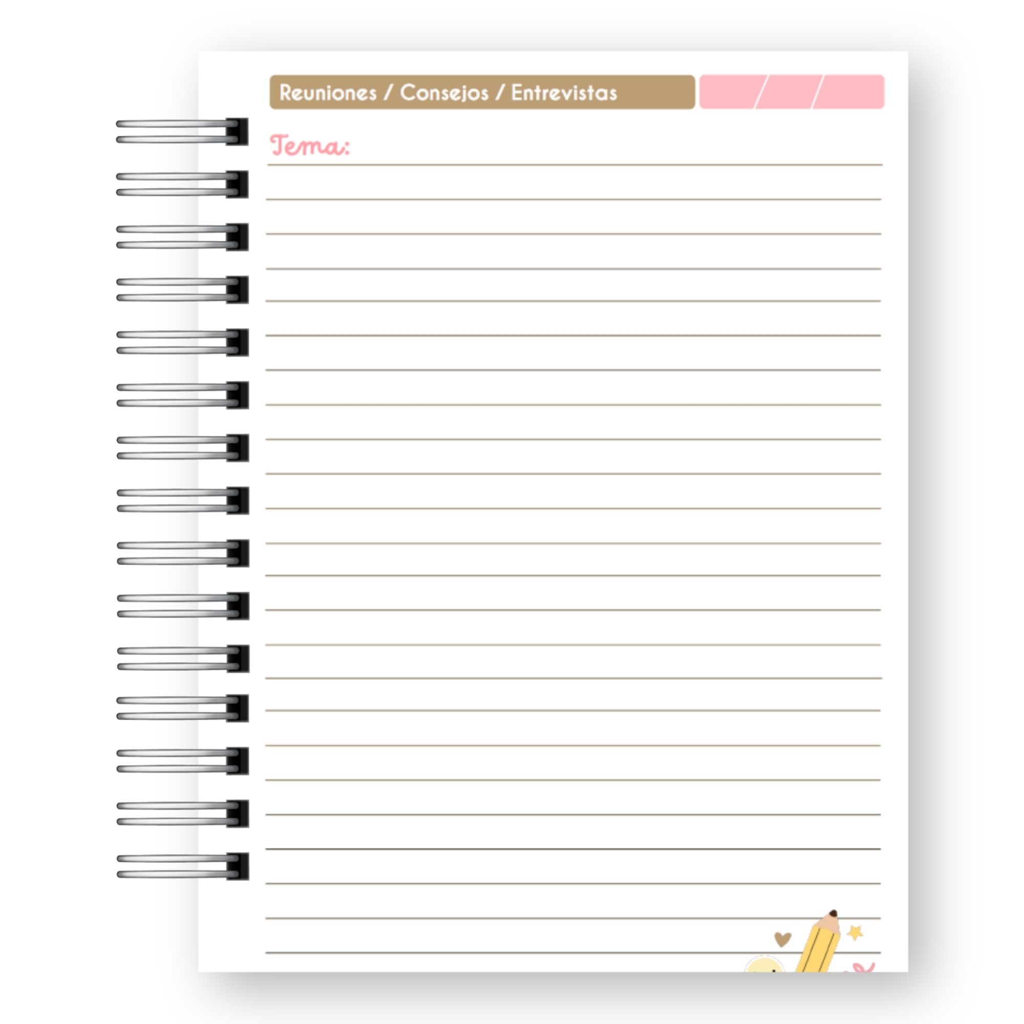 Planner Docente 2027 – Edición Frases Motivadoras Inspiración  6