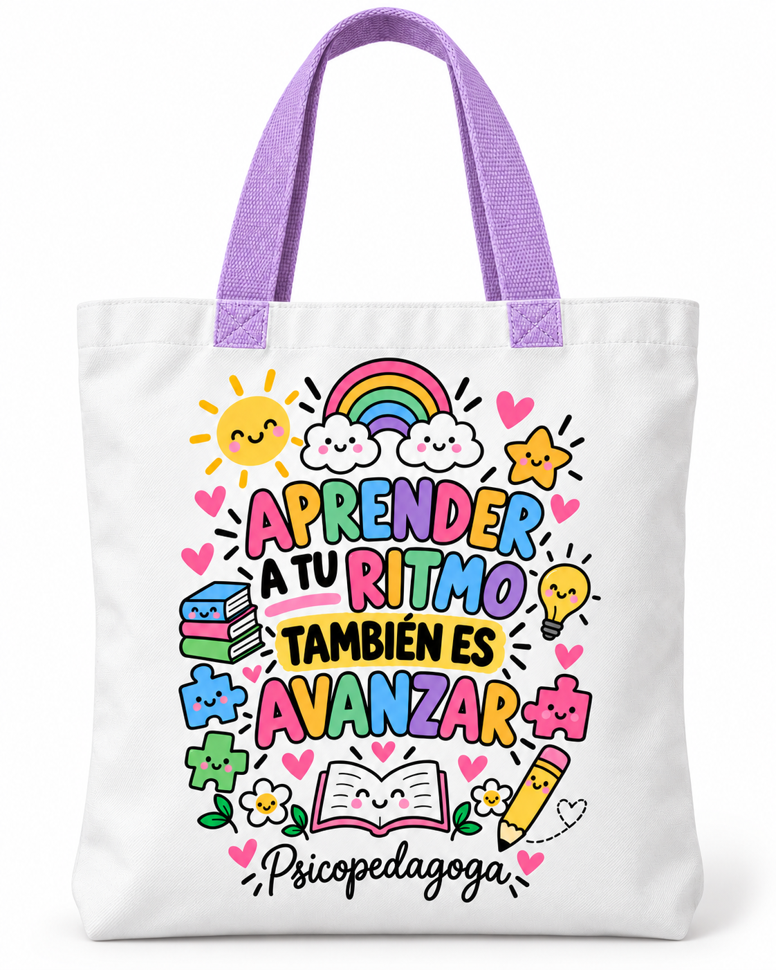 Totebag Creativo – Aprender a tu Ritmo También es Avanzara -Psicopedagoga 1