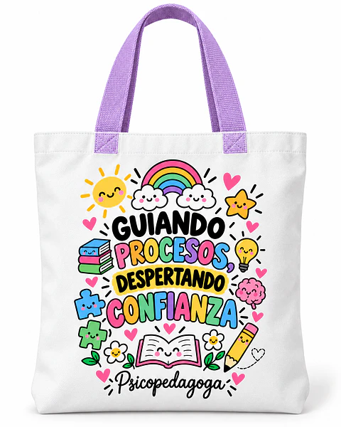 Totebag Creativo –Guiando Procesos, Despertando Confianza -Psicopedagoga