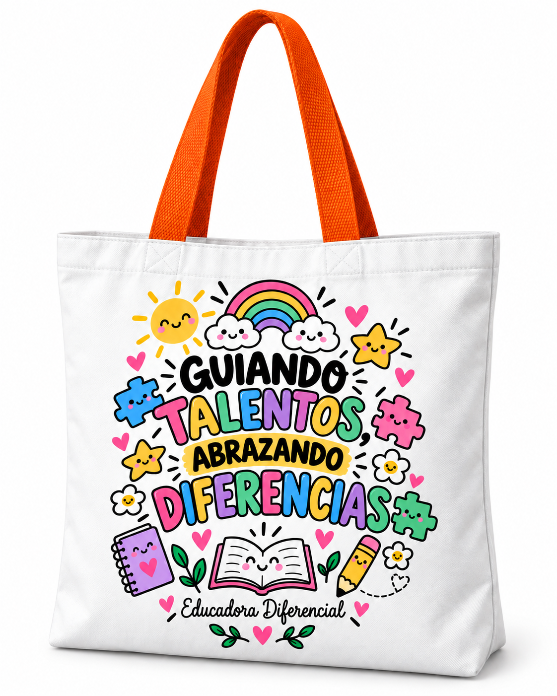 Totebag Creativo – Guiando Talentos, Abrazando Diferencias - Educadora Diferencial 1