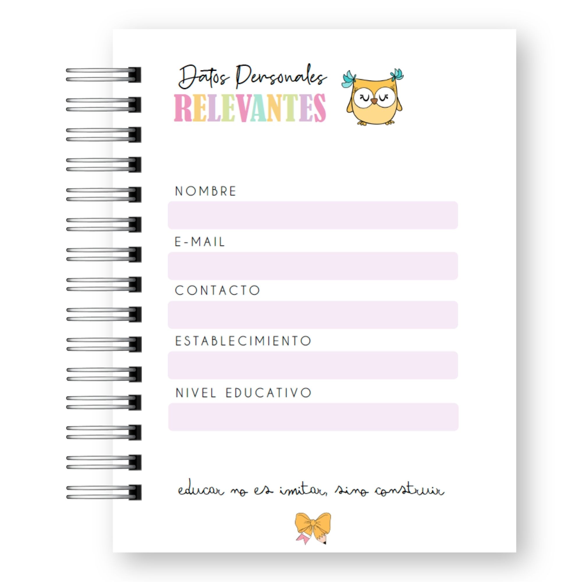 Agenda Educadora de Párvulos – Edición Ilustrada y Vocación  2