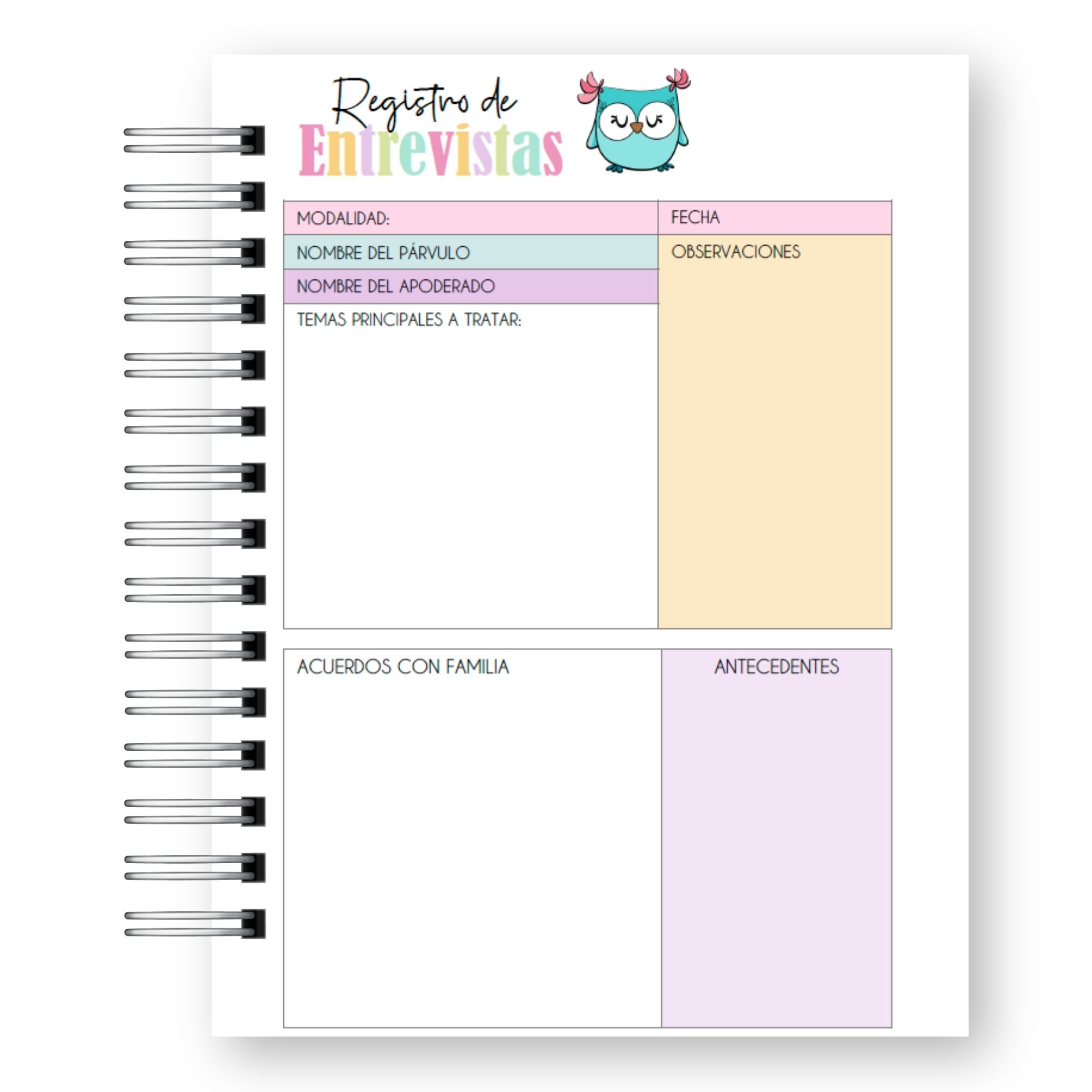 Agenda Educadora de Párvulos – Edición Ilustrada y Vocación  7