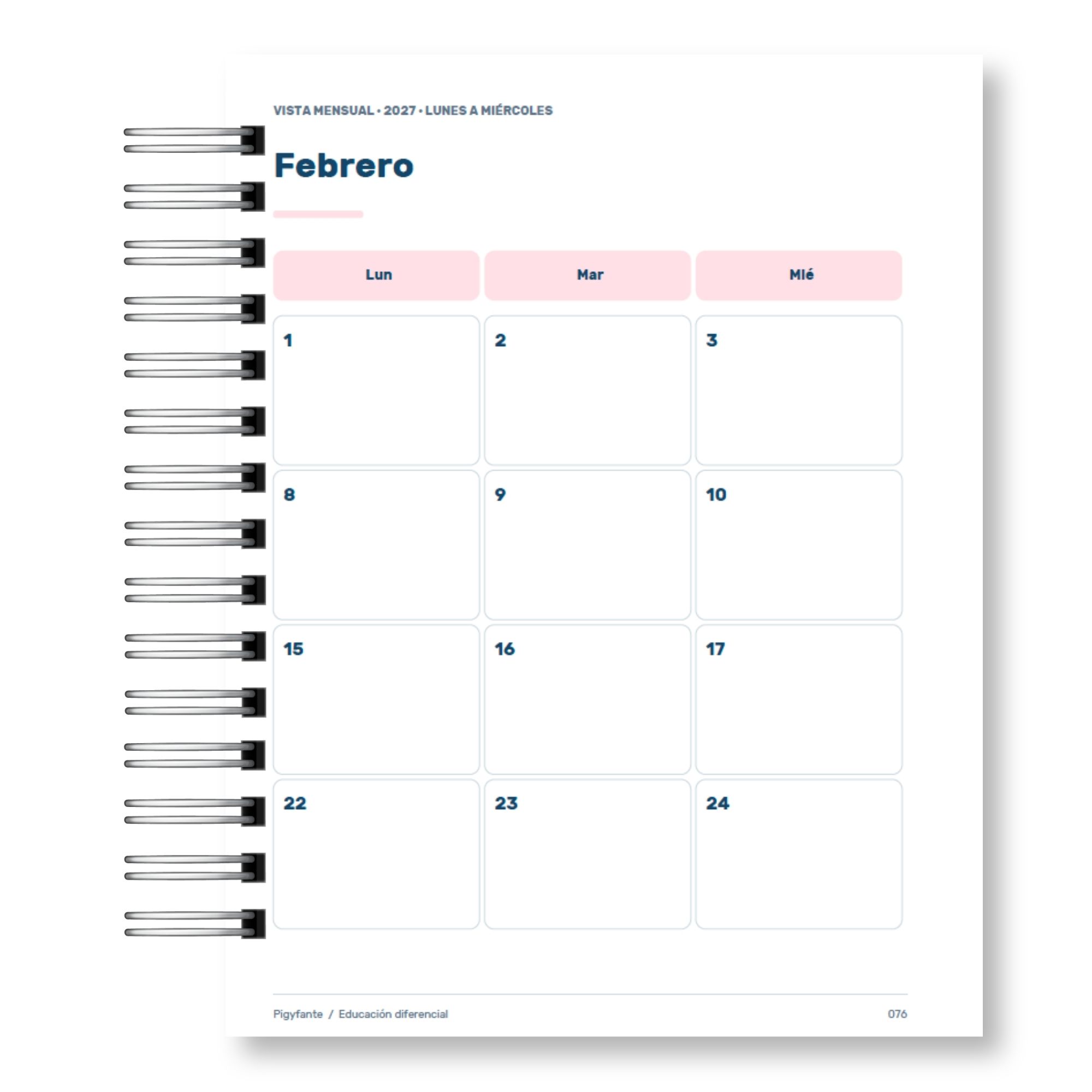 Agenda Educadora Diferencial – Edición Ilustrada e Inclusión  11