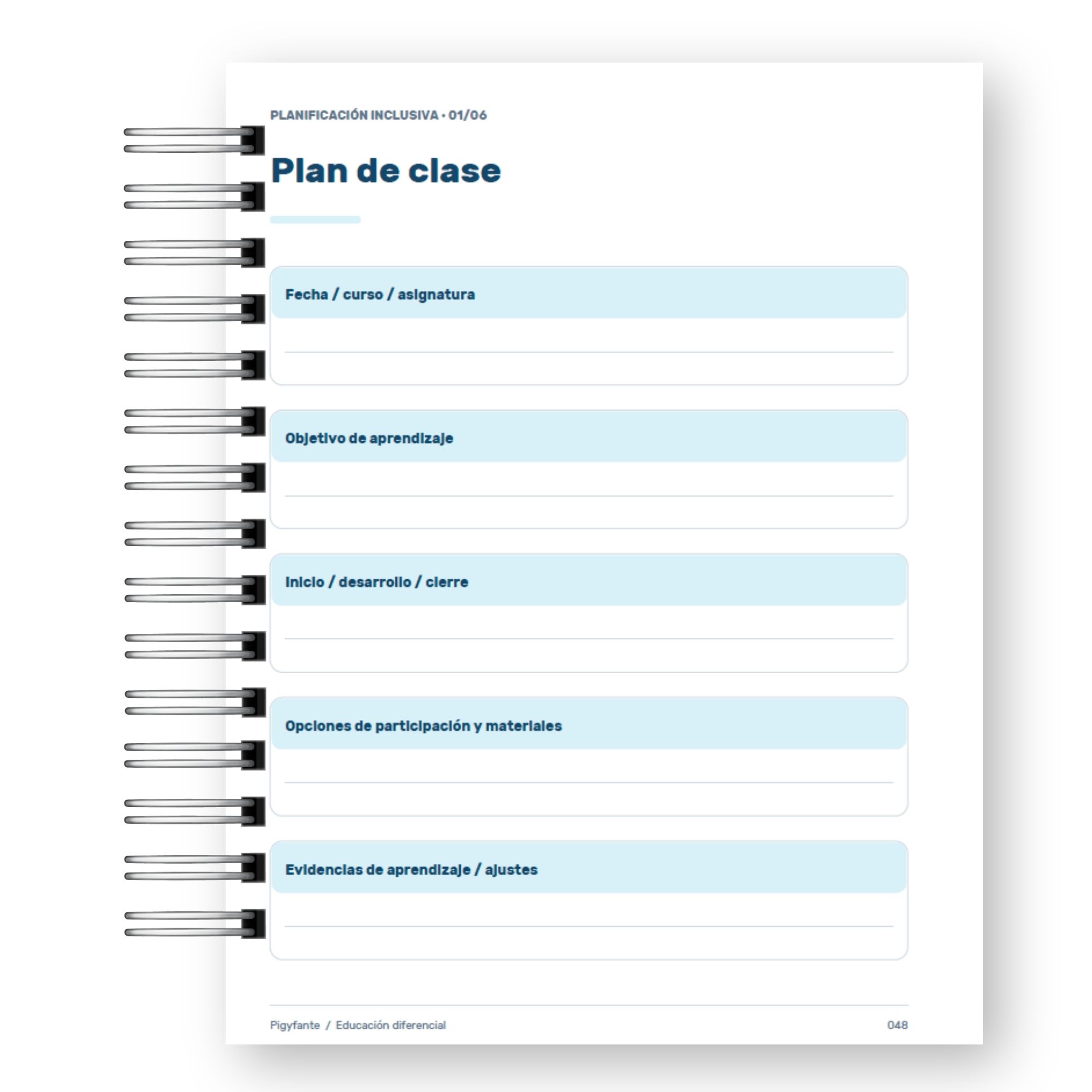 Agenda Educadora Diferencial – Edición Ilustrada e Inclusión  10