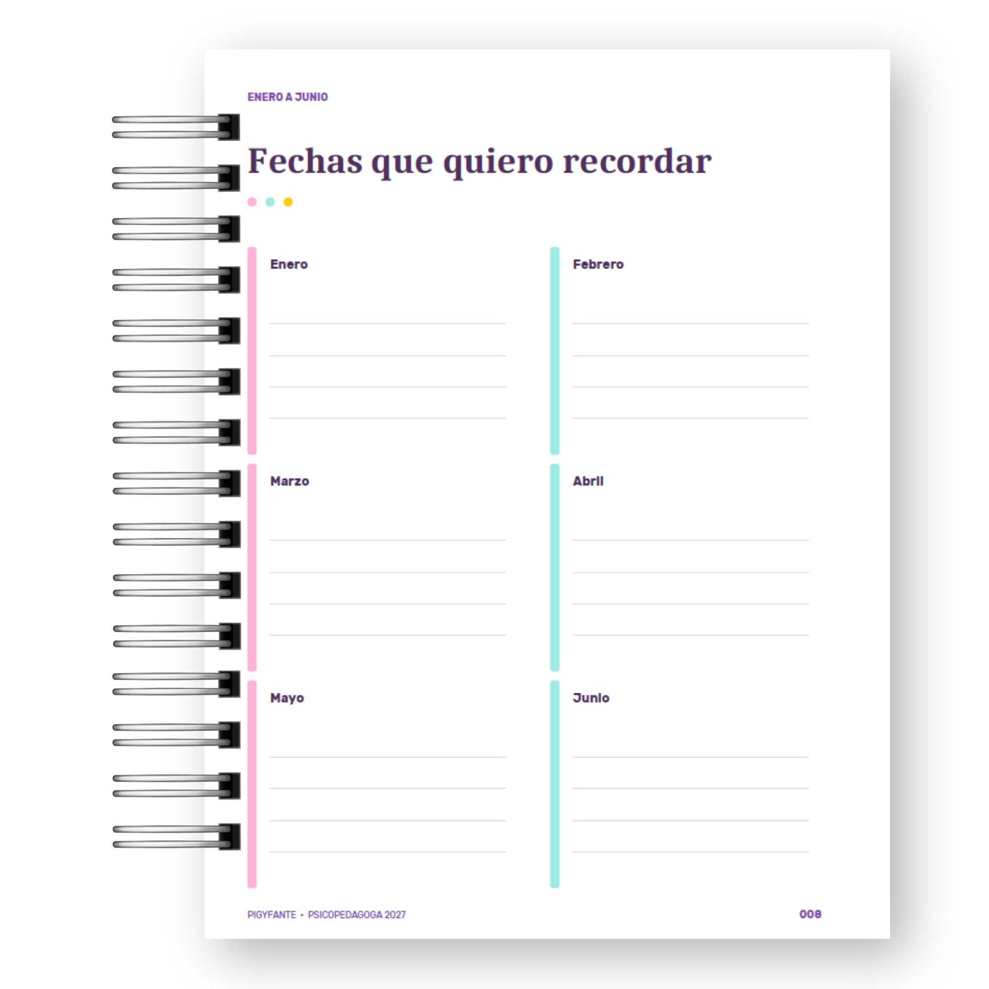 Agenda Psicopedagoga  – Edición Ilustrada e Integrada  6