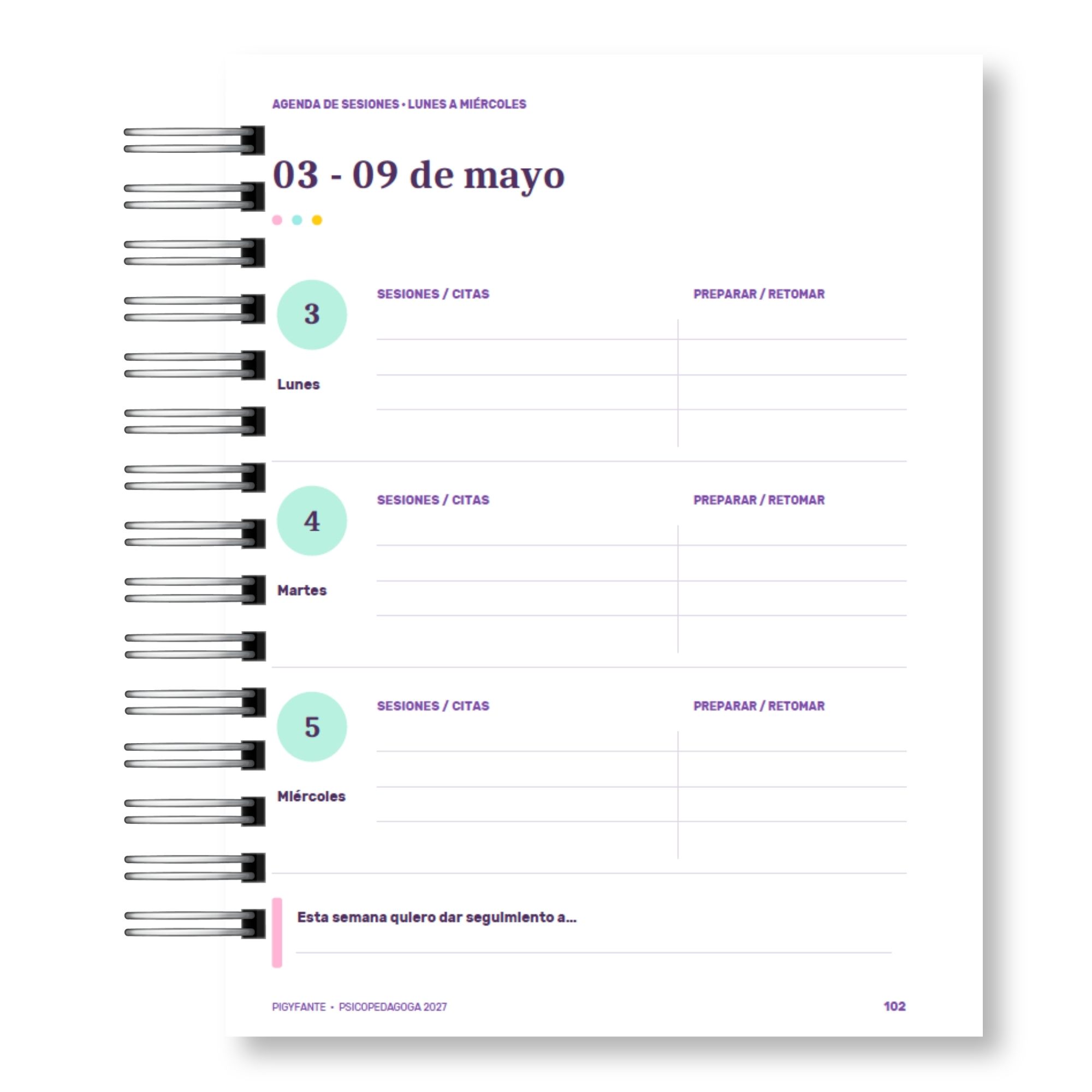 Agenda Psicopedagoga  – Edición Ilustrada e Integrada  16