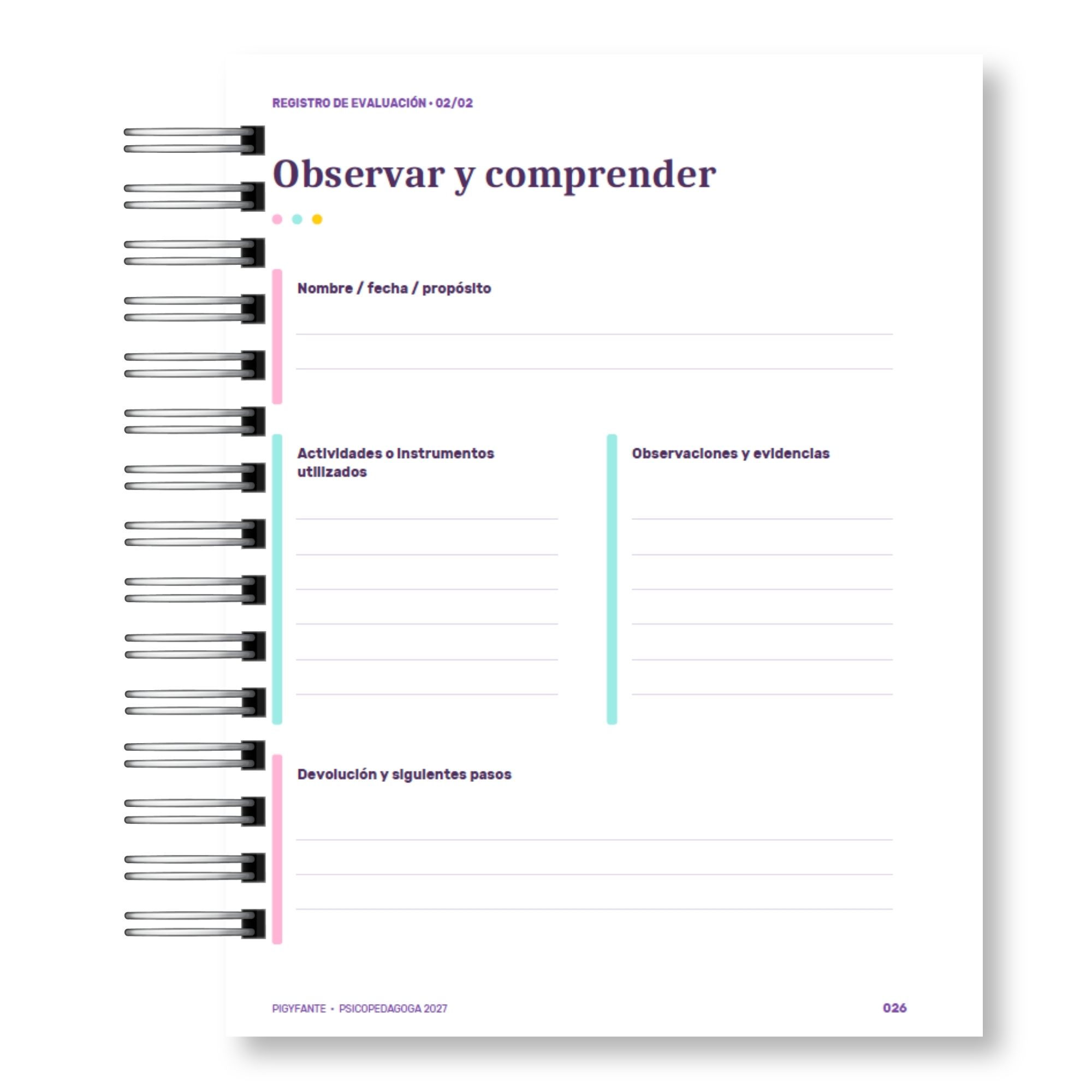 Agenda Psicopedagoga  – Edición Ilustrada e Integrada  11