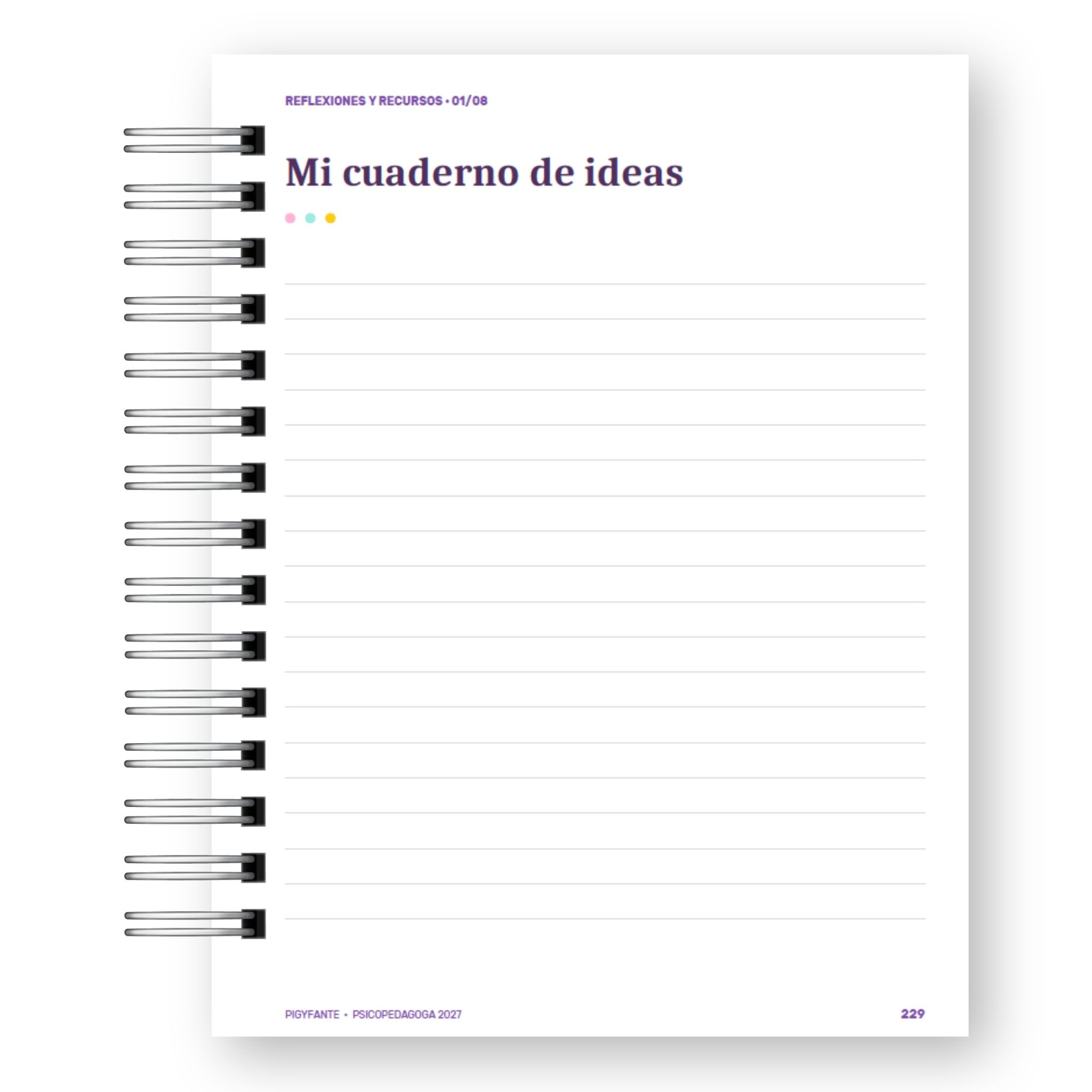 Agenda Psicopedagoga  – Edición Ilustrada e Integrada  18
