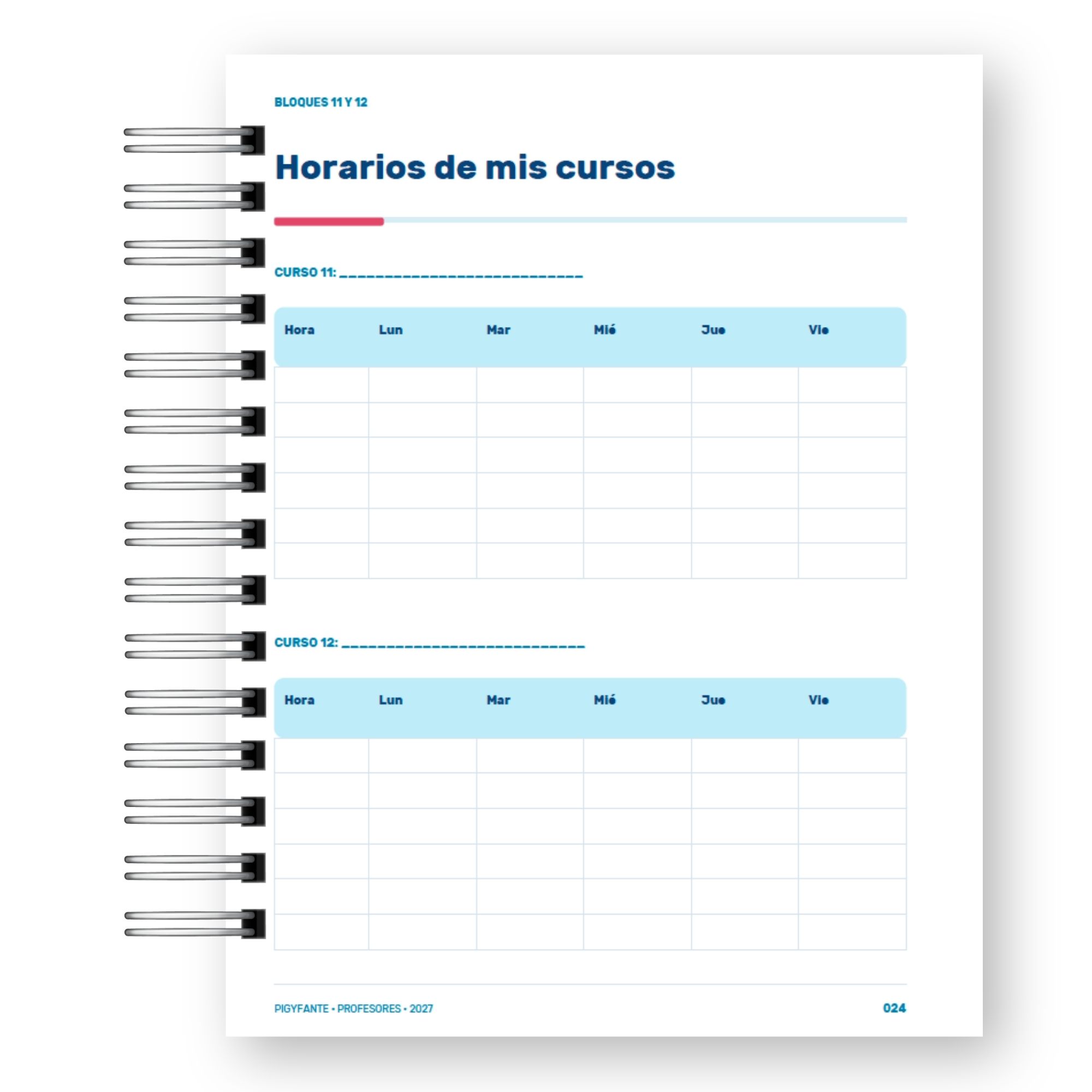 Agenda Profesora  – Edición Ilustrada  y Vocación Docente  7