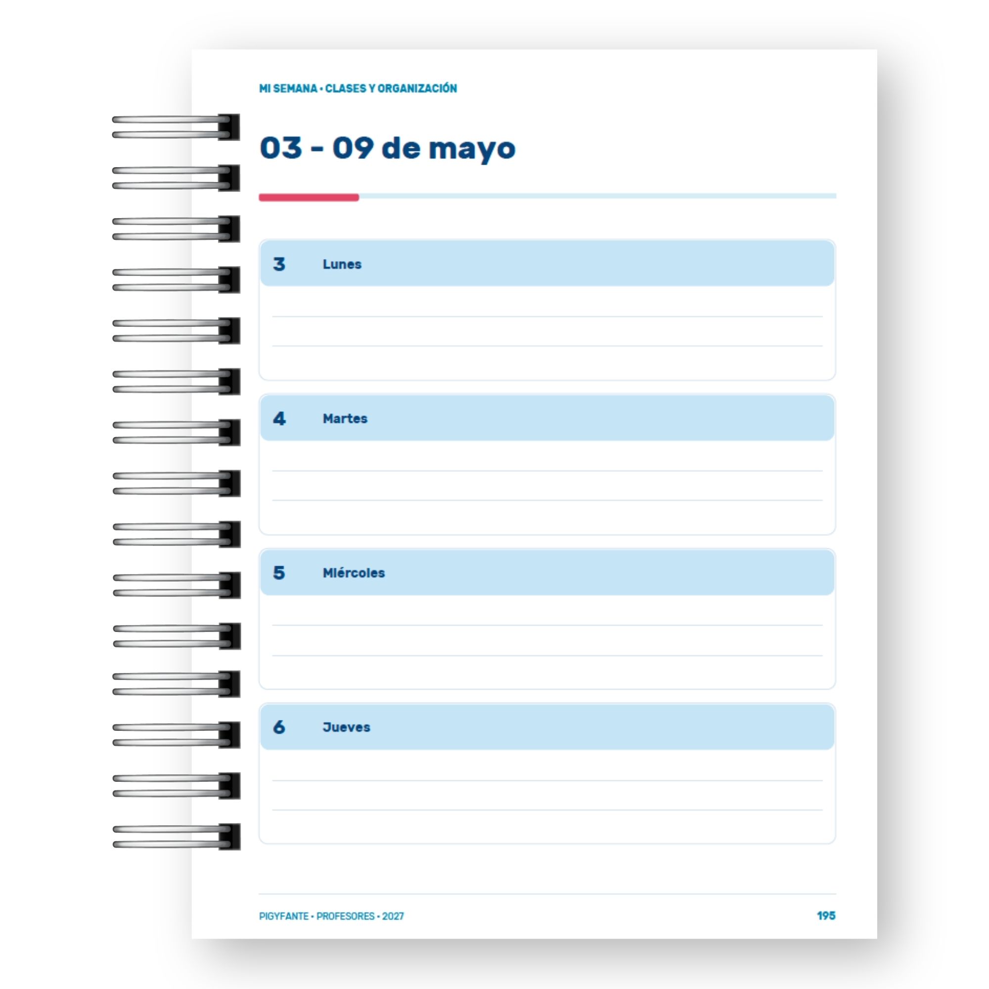 Agenda Profesora  – Edición Ilustrada  y Vocación Docente  16