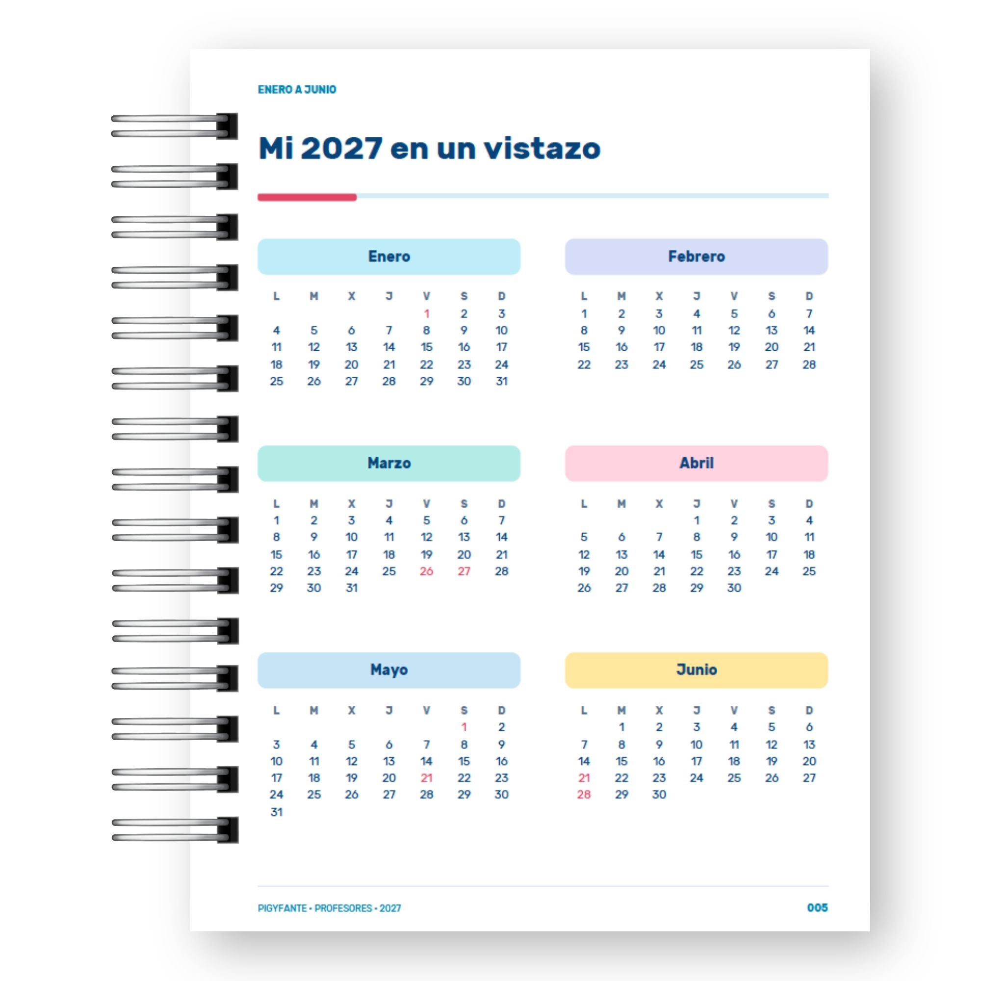 Agenda Profesora  – Edición Ilustrada  y Vocación Docente  4