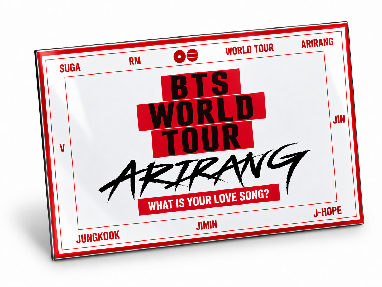 Póster Metálico BTS – BTS World Tour Arirang 2