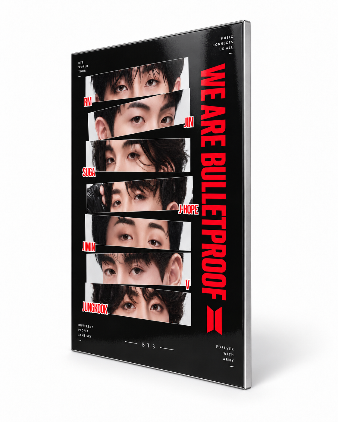 Póster Metálico BTS – We Are Bulletproof 2