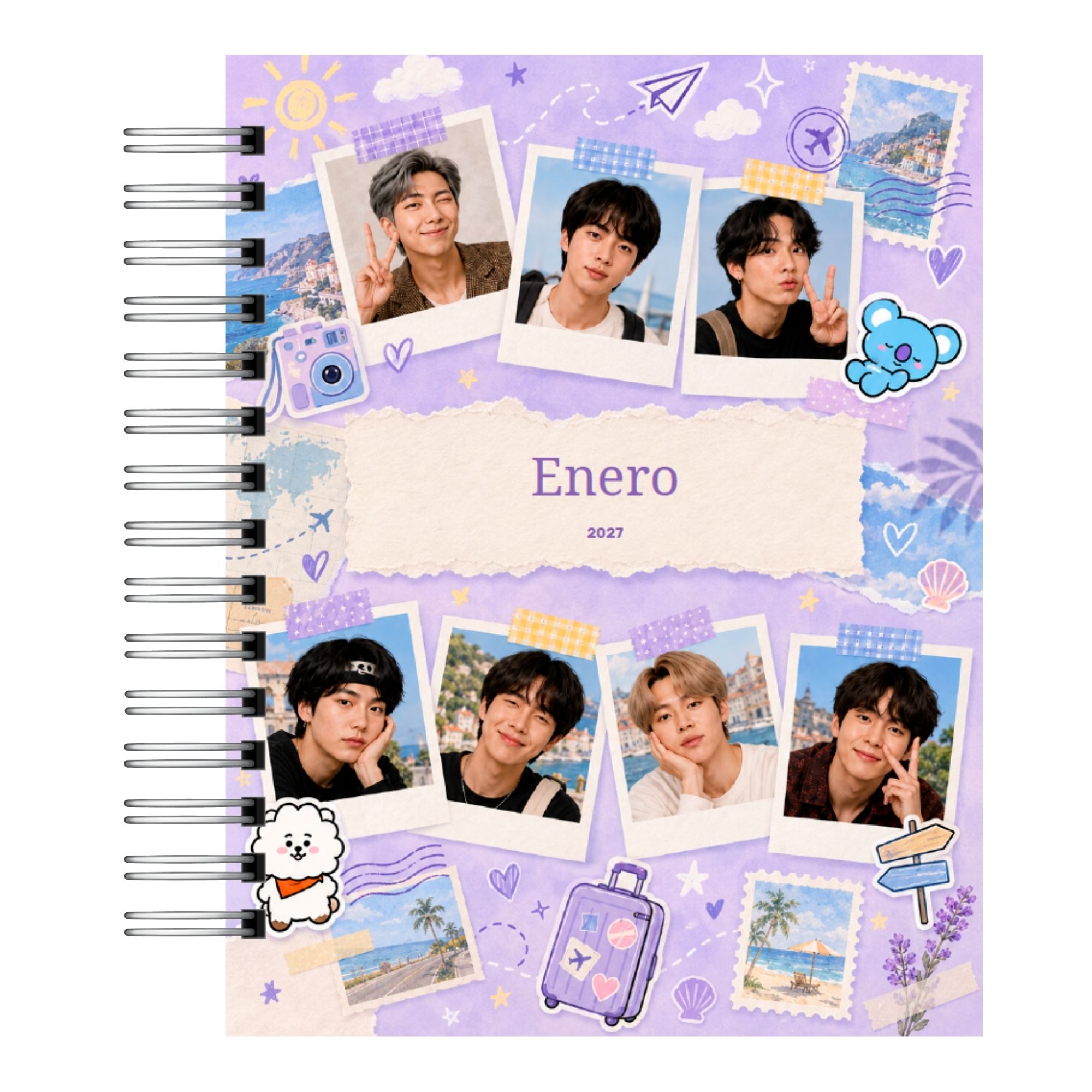 Agenda 2027 BTS – Edición Especial K-Pop (Disponible en 2 Tamaños) 7