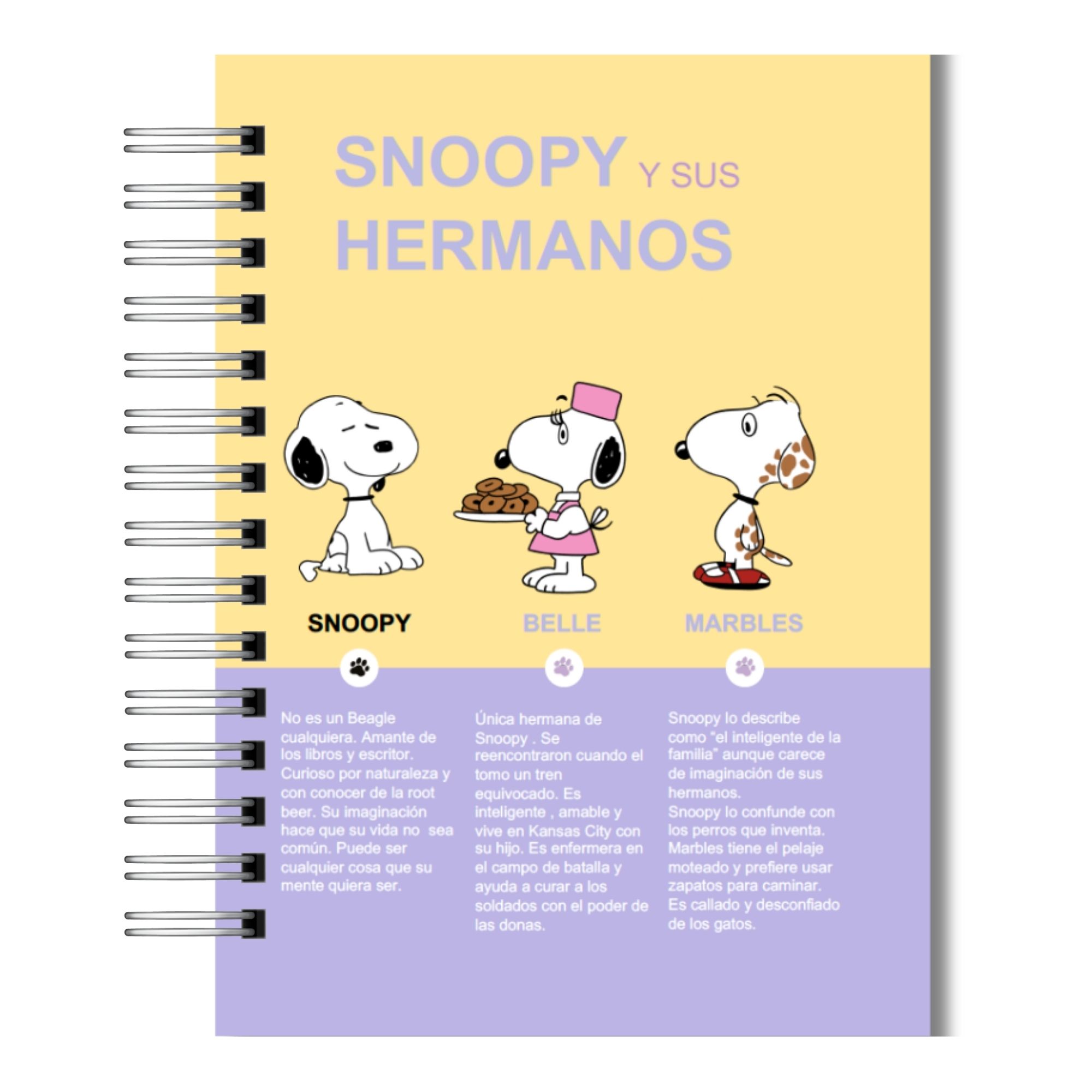 Agenda 2027 Snoopy y Peanuts  4