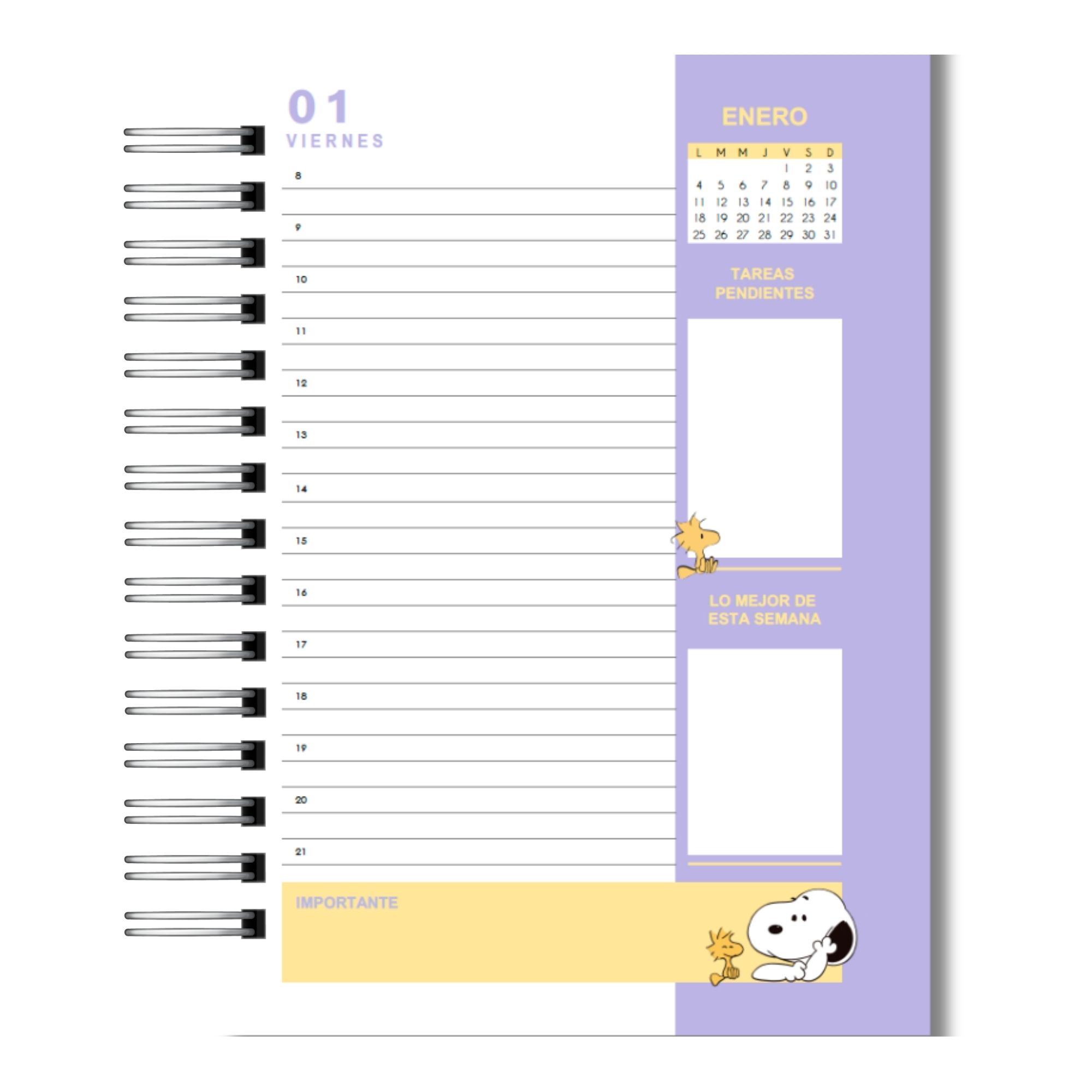 Agenda 2027 Snoopy y Peanuts  10