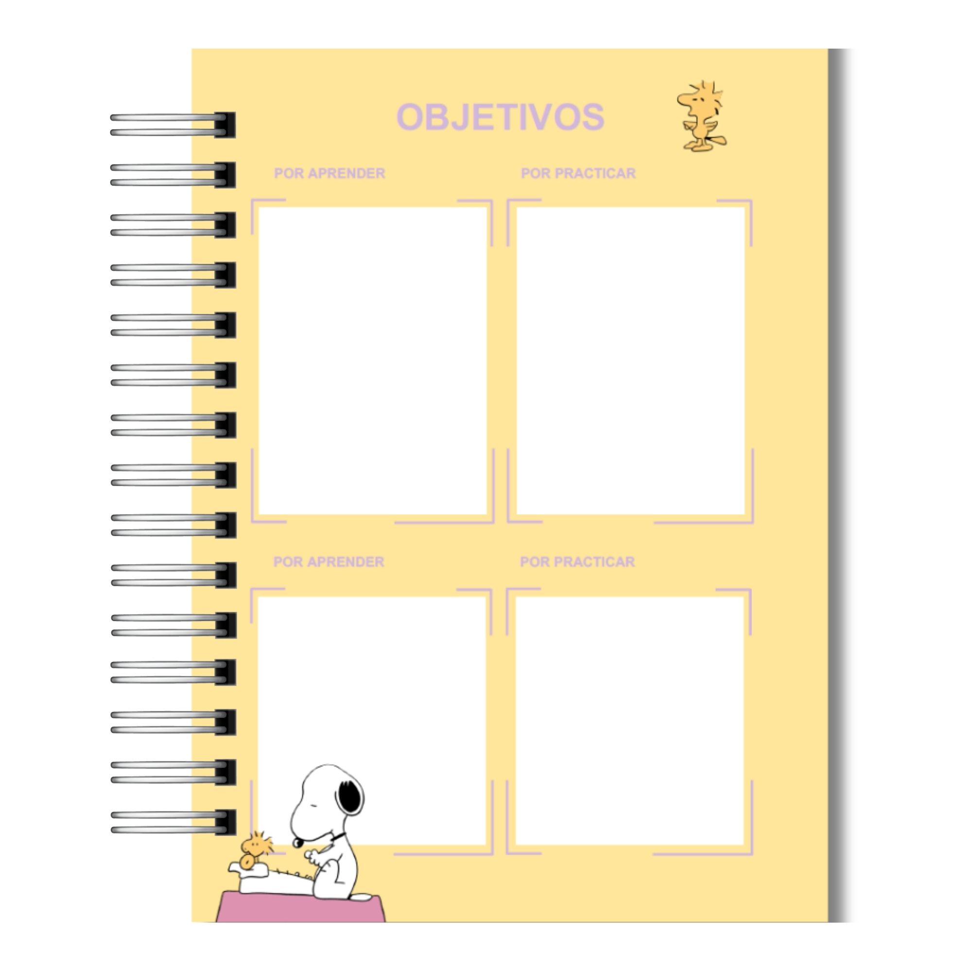 Agenda 2027 Snoopy y Peanuts  6