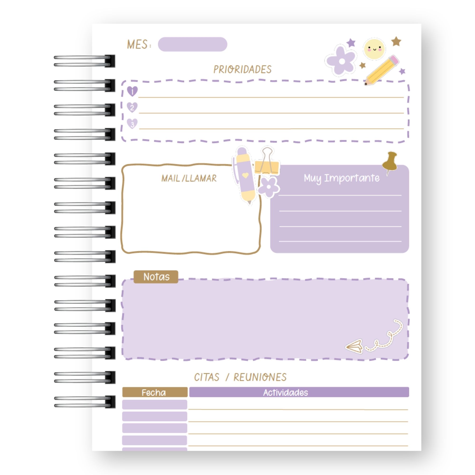 Planner Docente 2027 – Edición Pastel Lluvia de Estrellas  11
