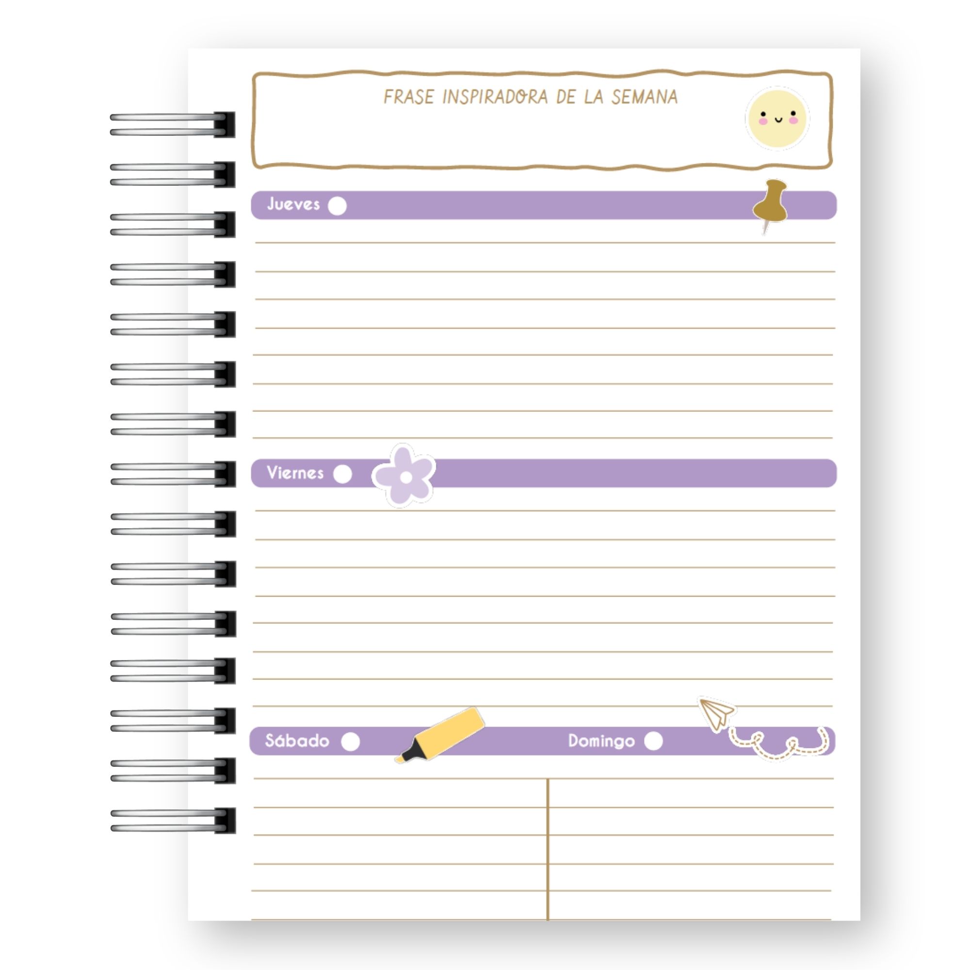 Planner Docente 2027 – Edición Pastel Lluvia de Estrellas  13