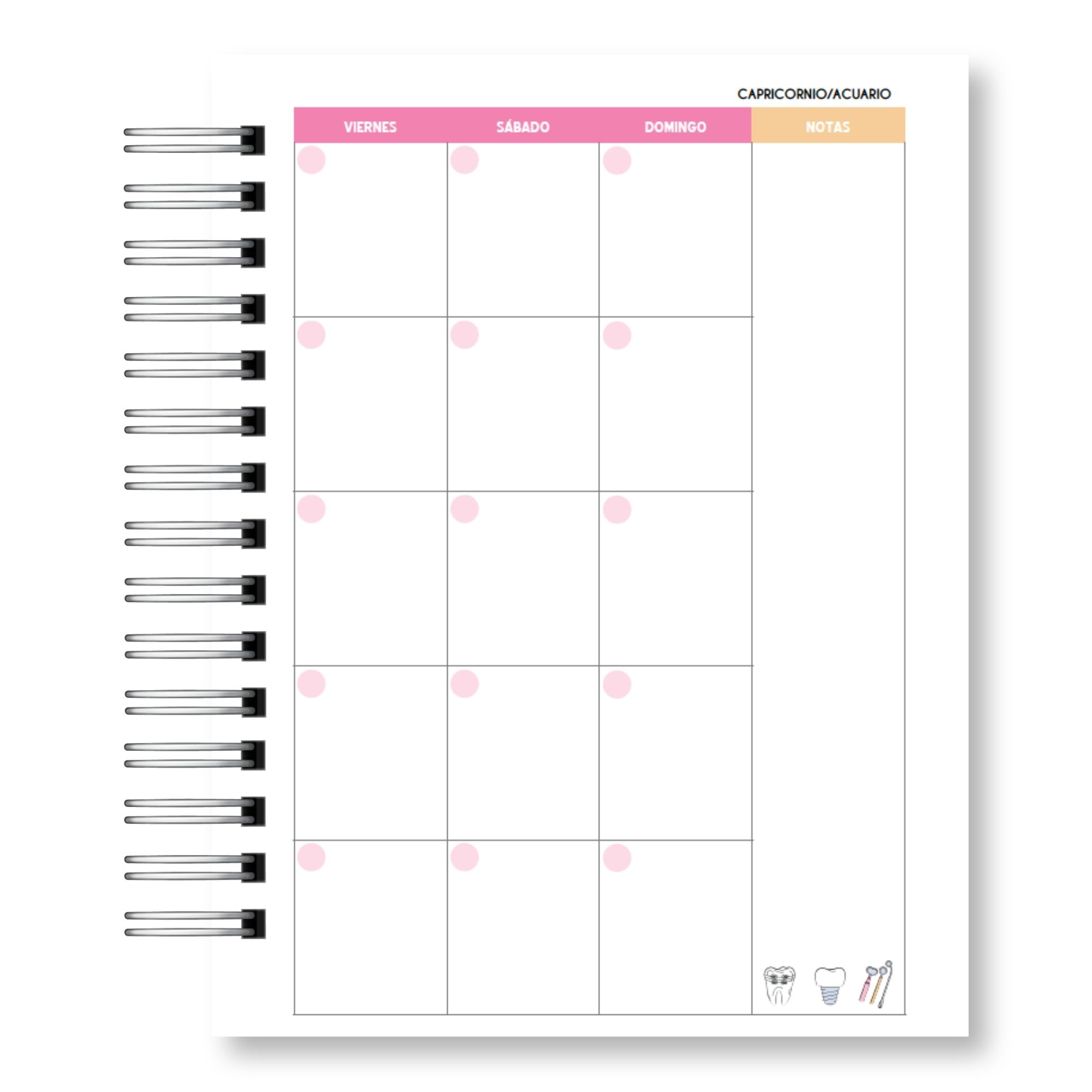 Agenda Odontóloga 2027 – Edición Ilustrada & Salud Dental  7