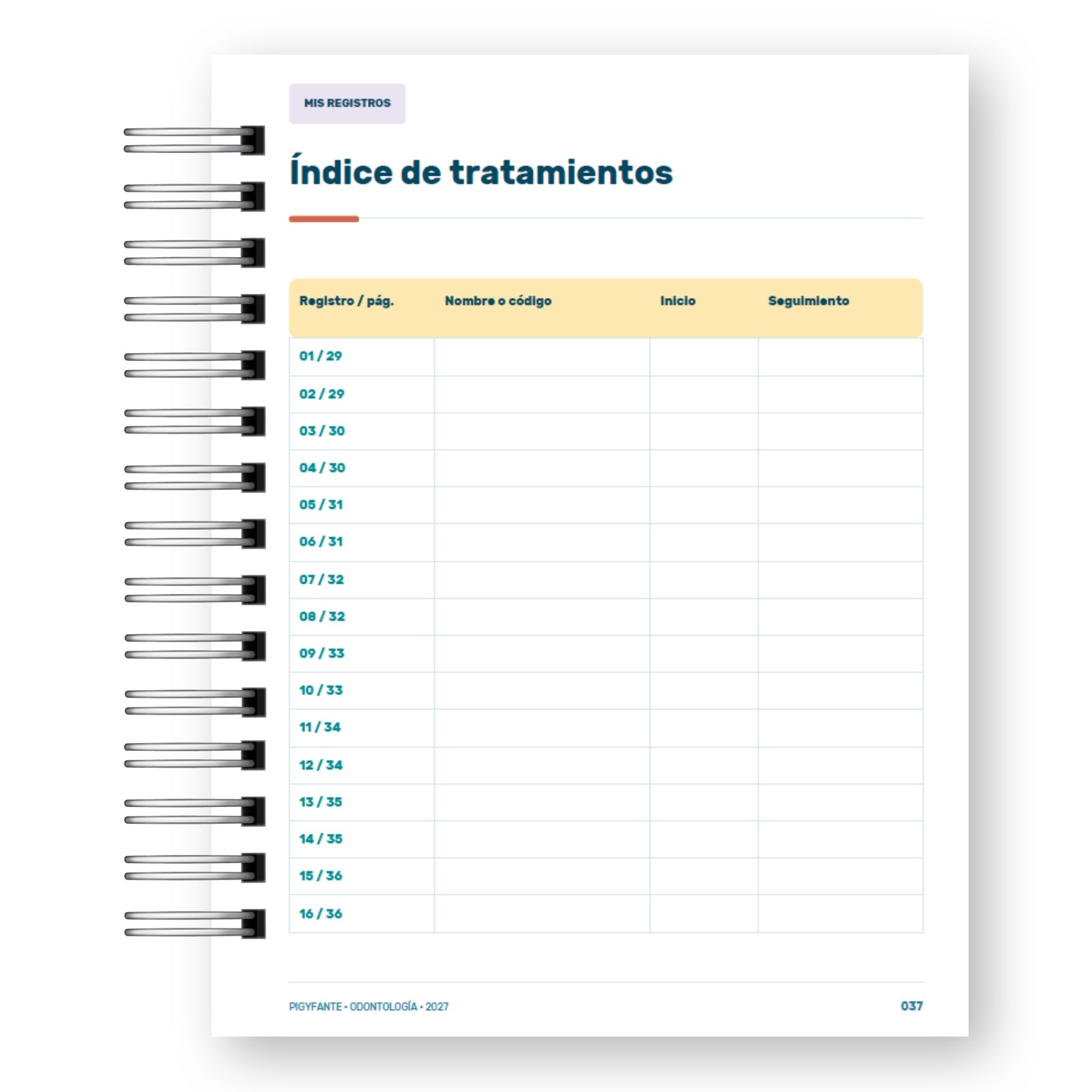 Agenda Odontología 2027 – Edición Hombre  12