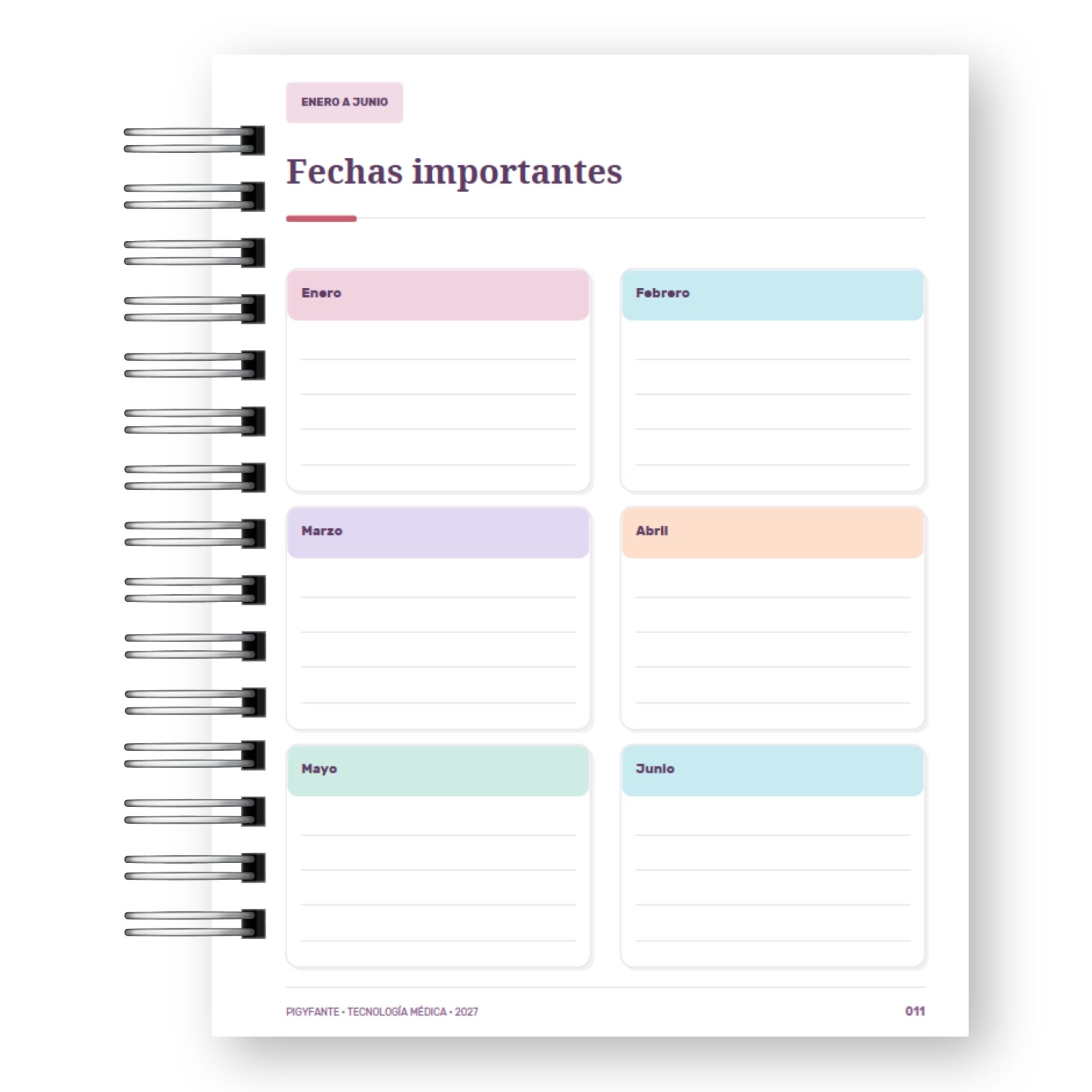 Agenda Tecnólogo Médico 2027 – Edición Hombre  6