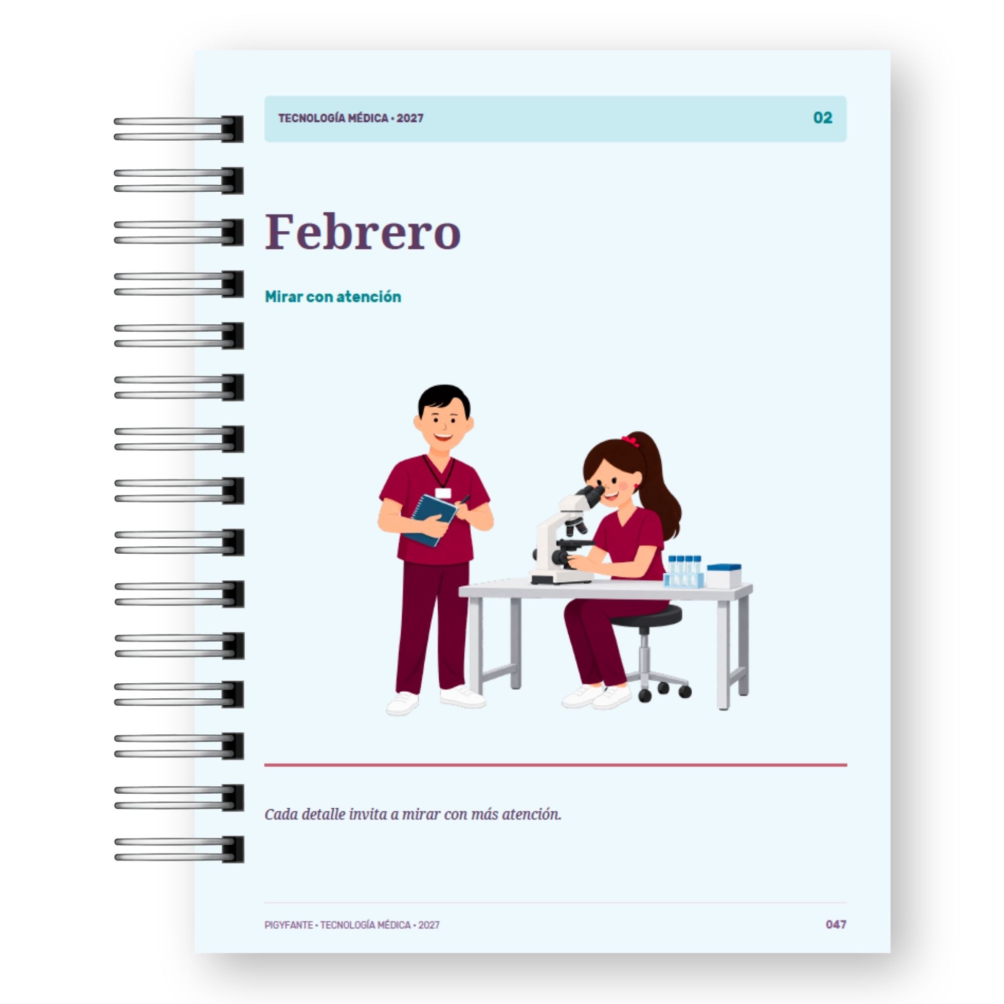 Agenda Tecnólogo Médico 2027 – Edición Hombre  7