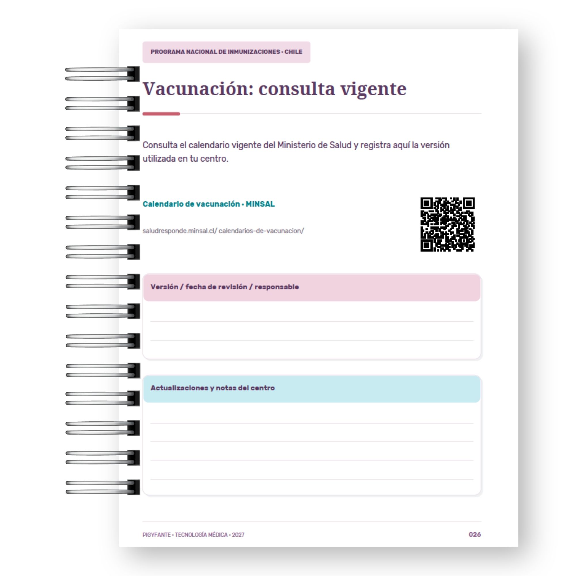 Agenda Tecnólogo Médico 2027 – Edición Hombre  10