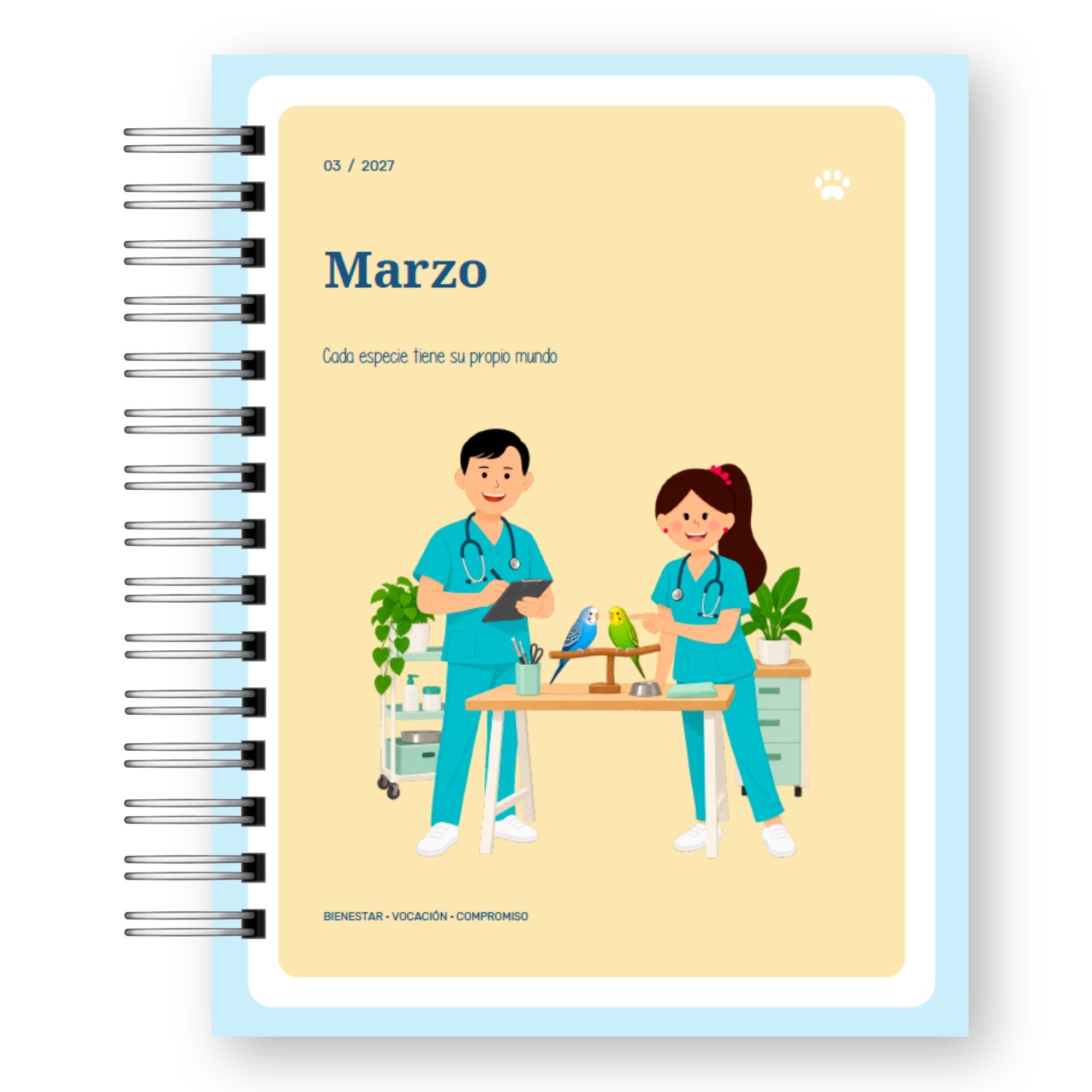 Agenda  Veterinaria 2027 – Edición Hombre  9