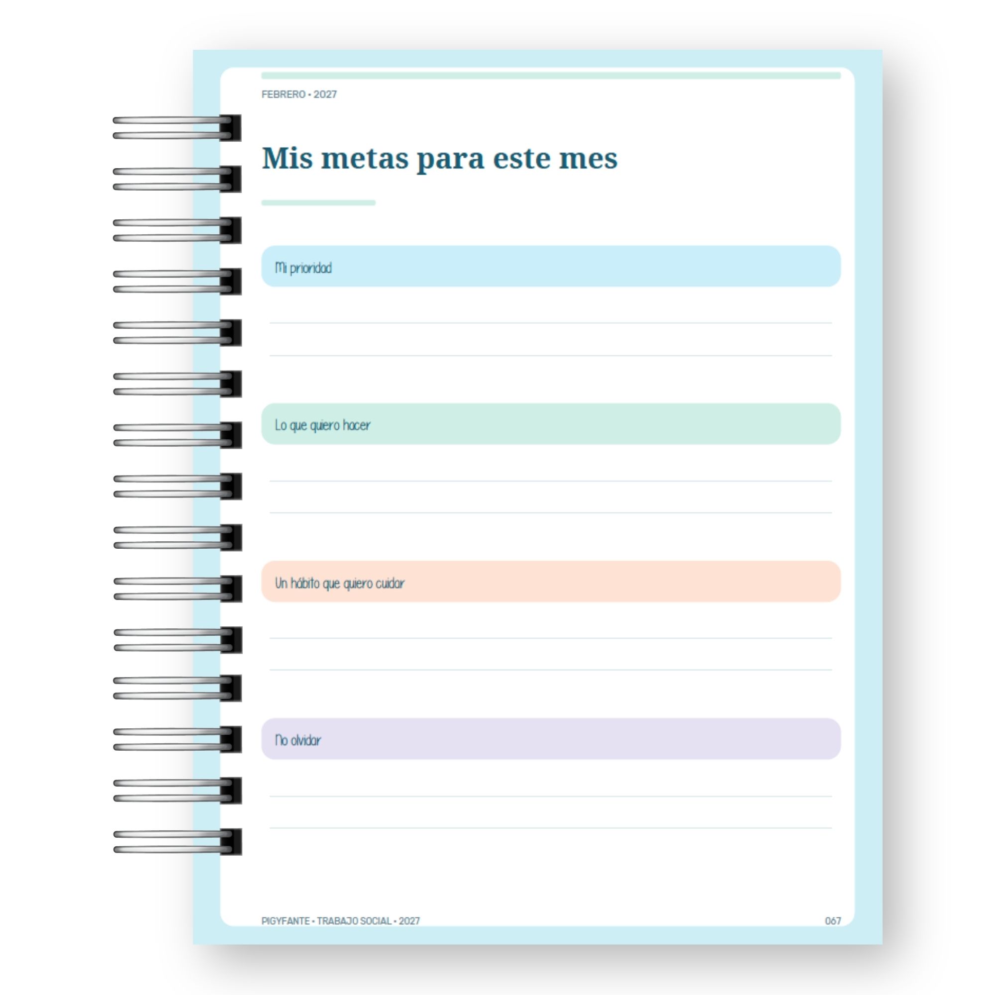 Agenda Trabajo Social 2027 – Edición Hombre  15