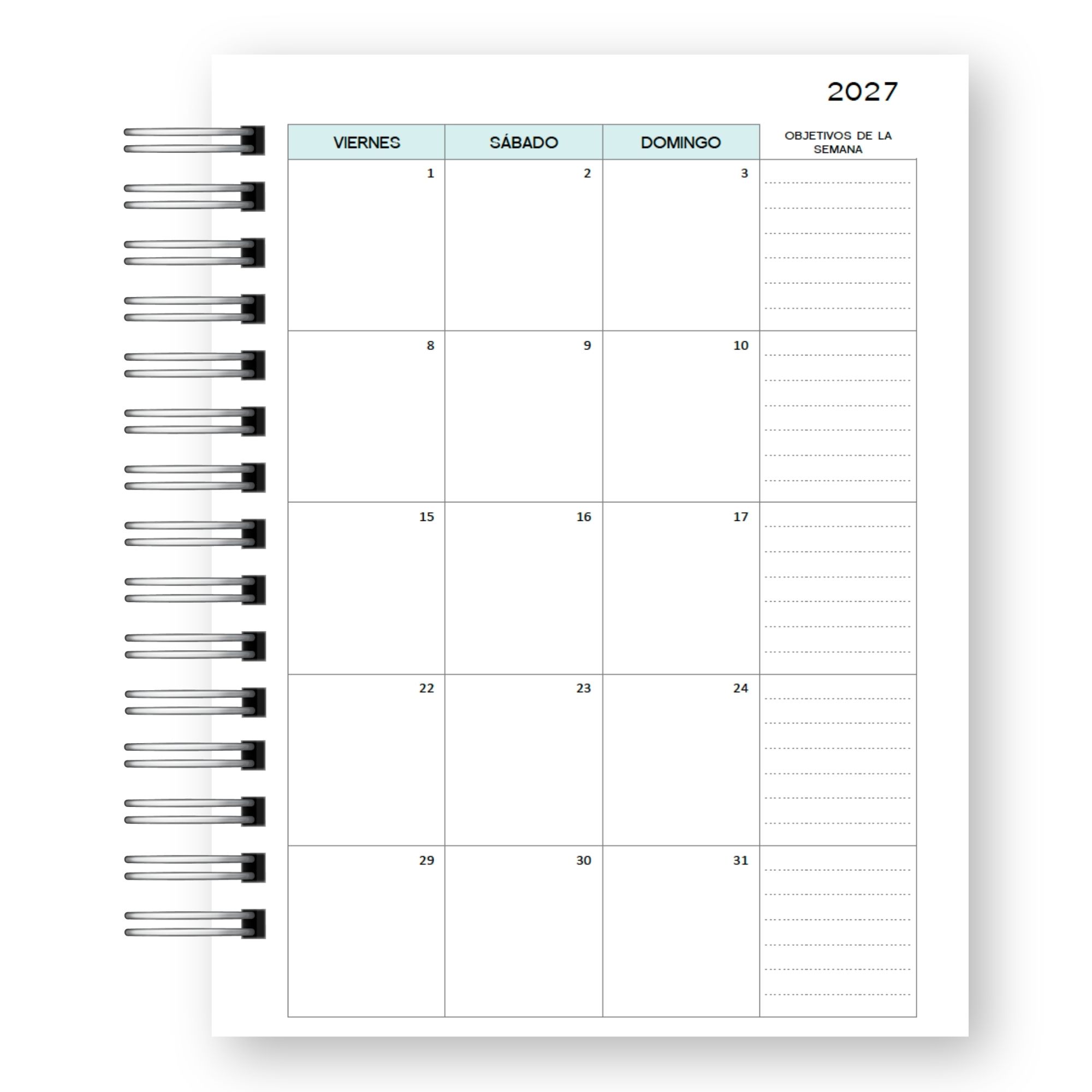 Planner Docente 2027 – Edición Inspiración & Taxonomía de Marzano  15